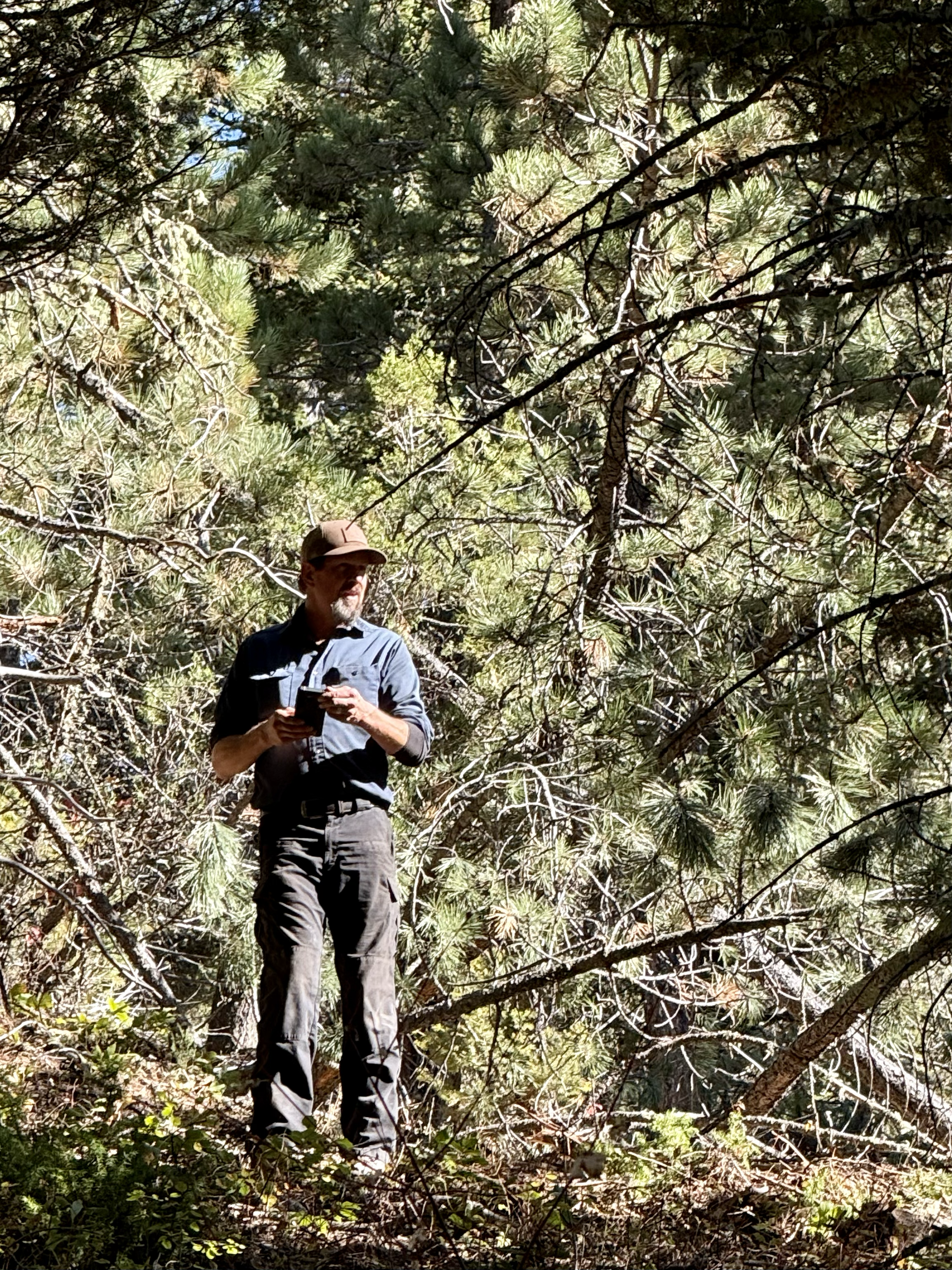 Jeff evaluates the work throughout the project and inspects each unit of land to ensure it meets the client's needs.