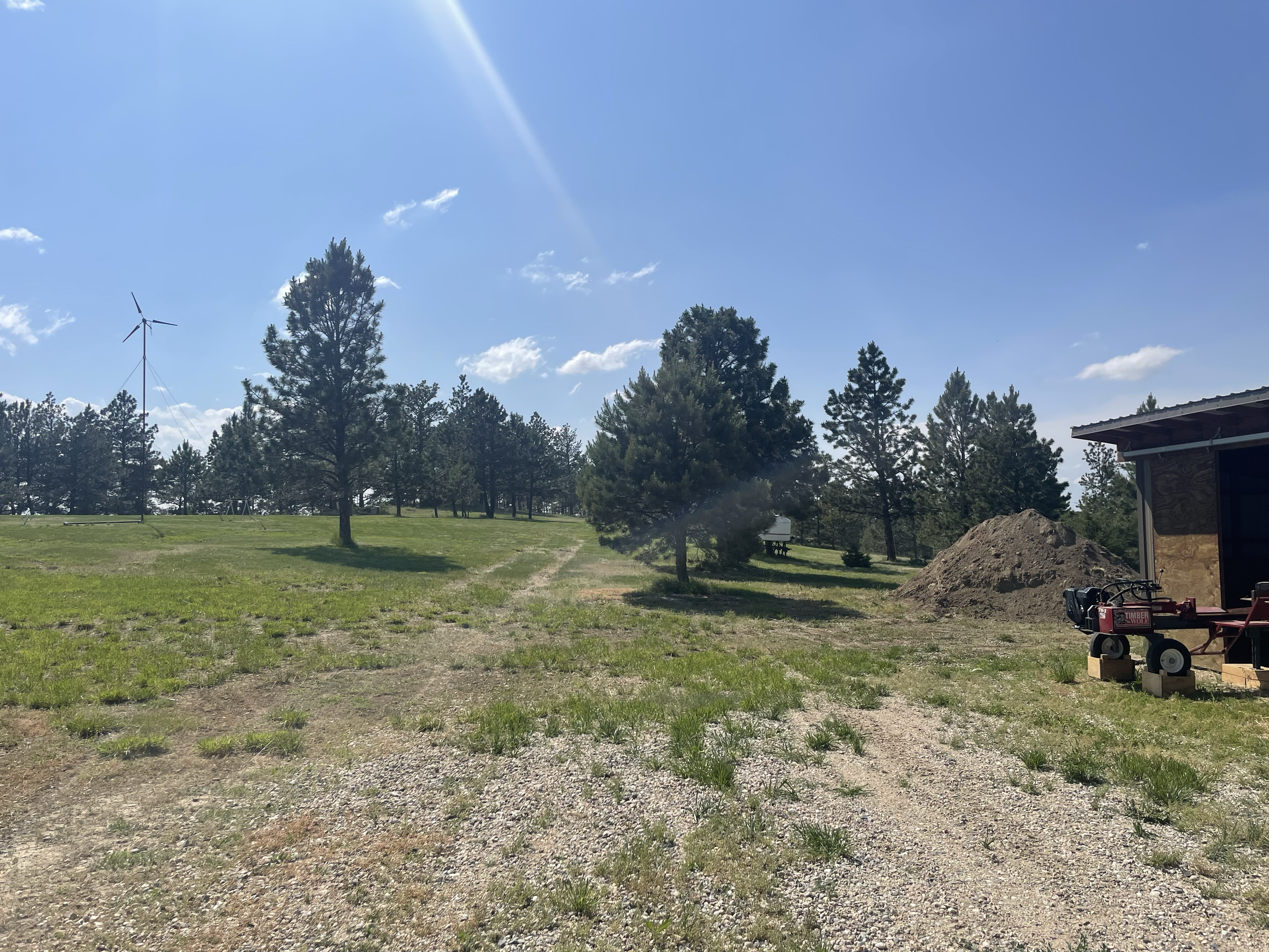 Our clients were very concerned with wildfire around their homestead and structures. We not only assisted with the removal of timber, but Jeff conducted a thorough review of their options for preventing and preparing to defend their home against wild