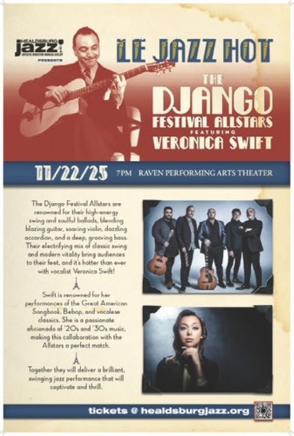 Django Reinhardt Lecture for Healdsburg Jazz