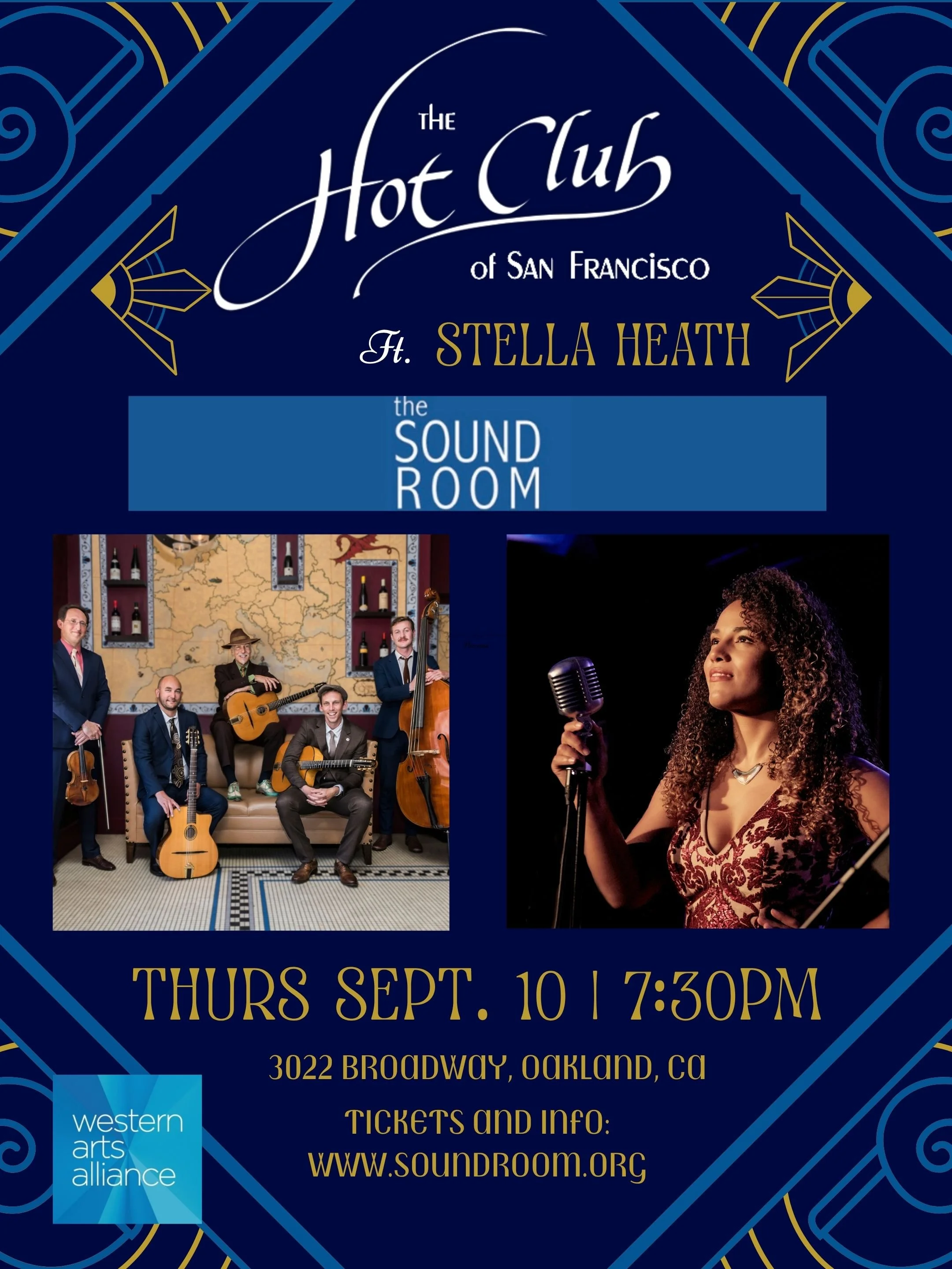 The Sound Room: Hot Club SF with Stella Heath