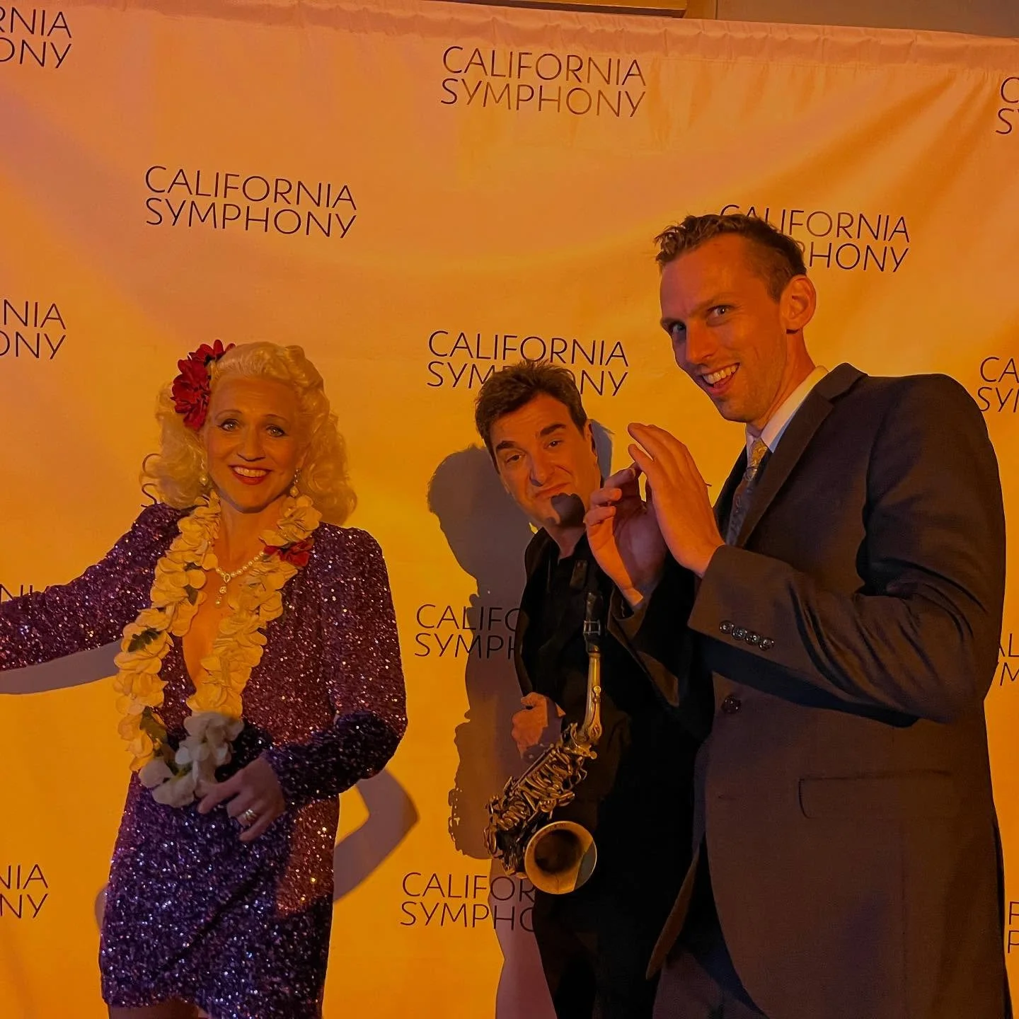 With Swedish jazz superstar Gunhild Carling and saxophonist Jason Bellenkes at NAMM