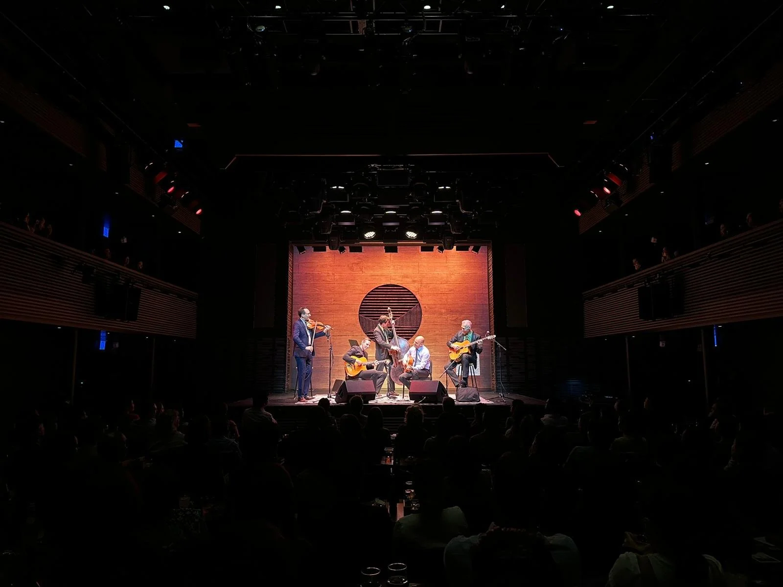 Hot Club of SF performing at Xiqu Center in Hong Kong