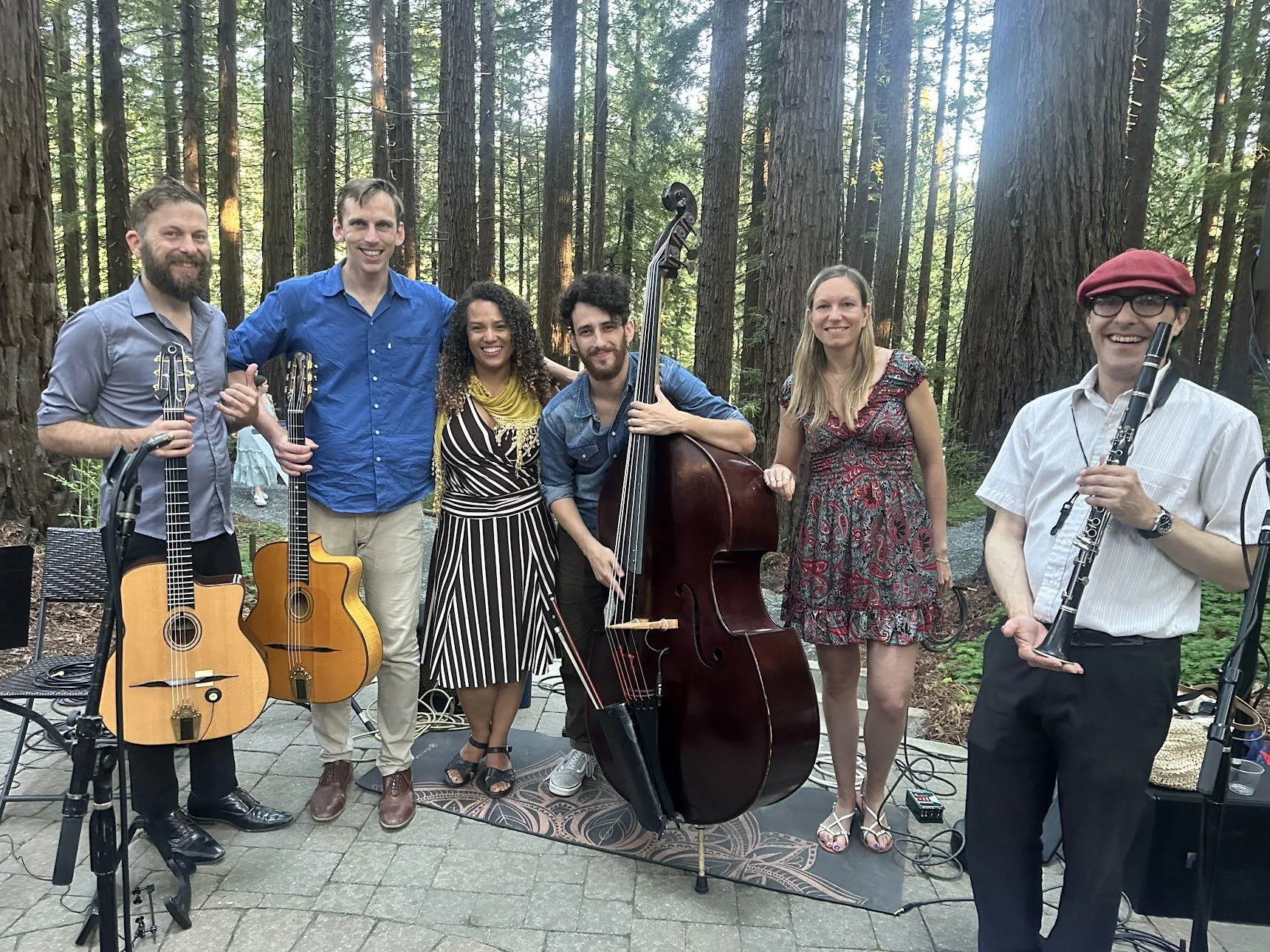 With Stella Heath and Bandjango at the UC Berkeley Arboretum