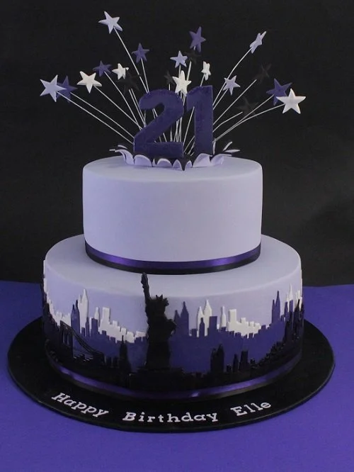 New York Silhouette Cake - Love NY? Here's the perfect cake for you!