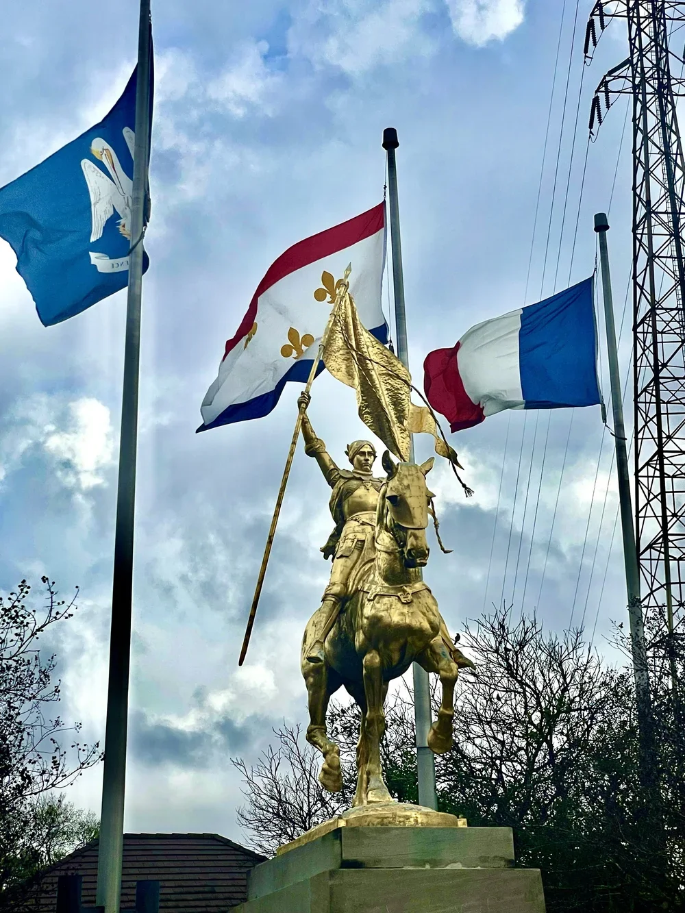 The Joan of Arc Statue in the French Market