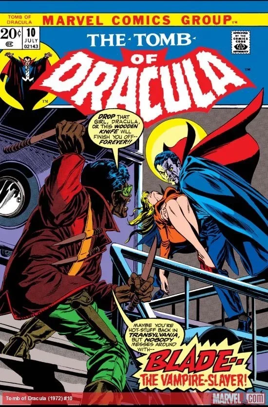 First Appearance of Blade Marvel Comics