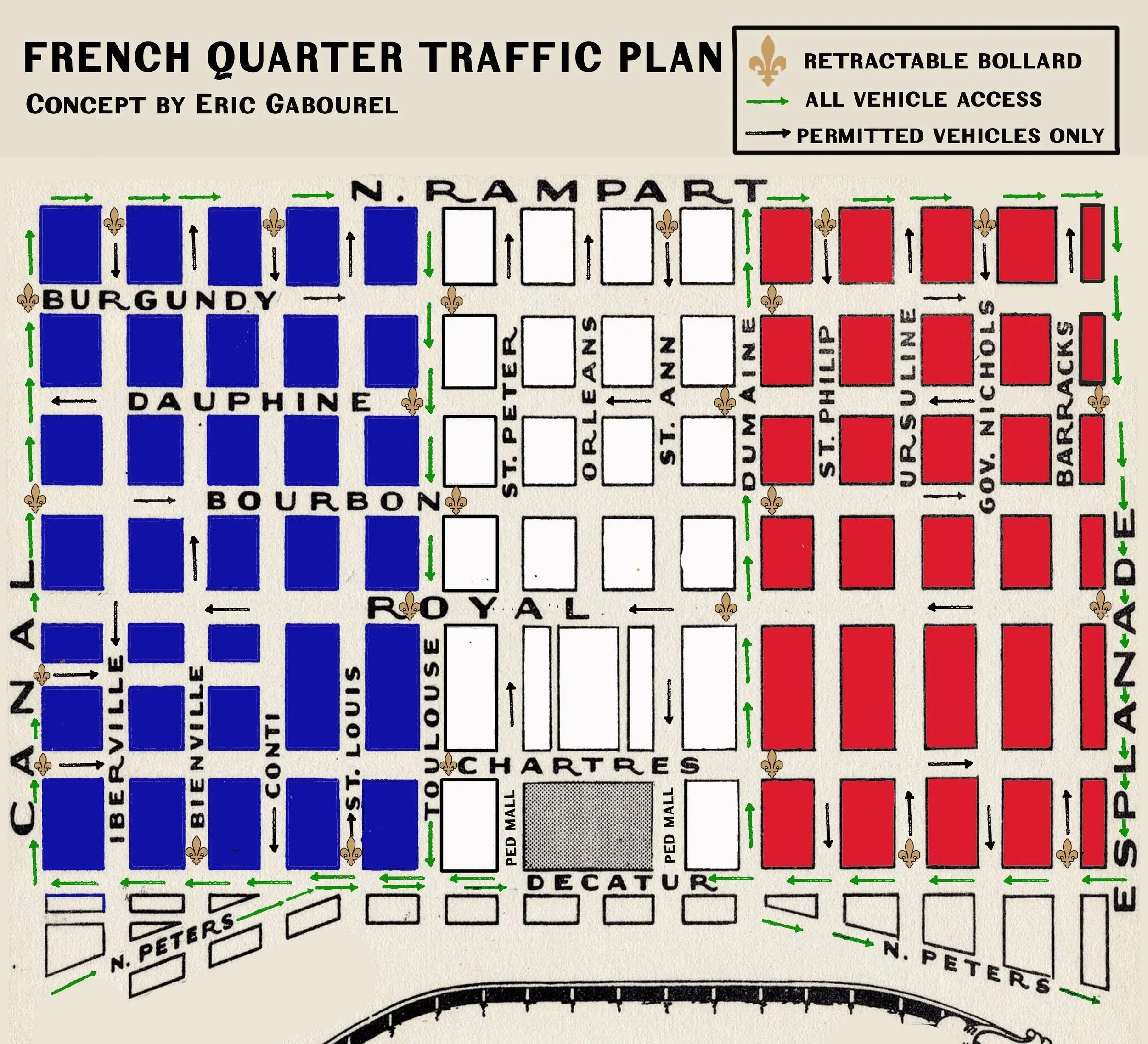 French Quarter Traffic Plan