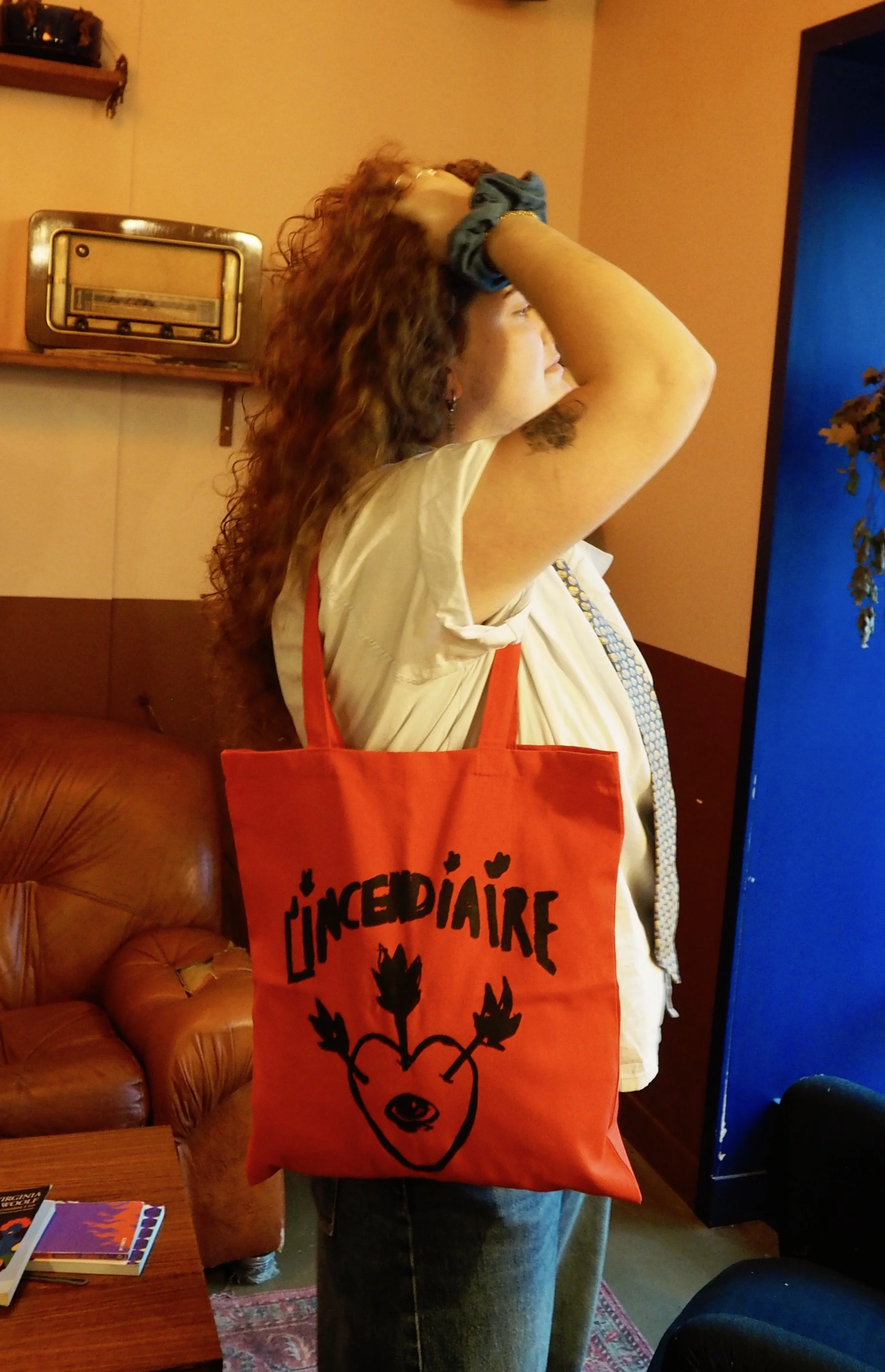 TOTE BAG - COEUR ENFLAMMÉ