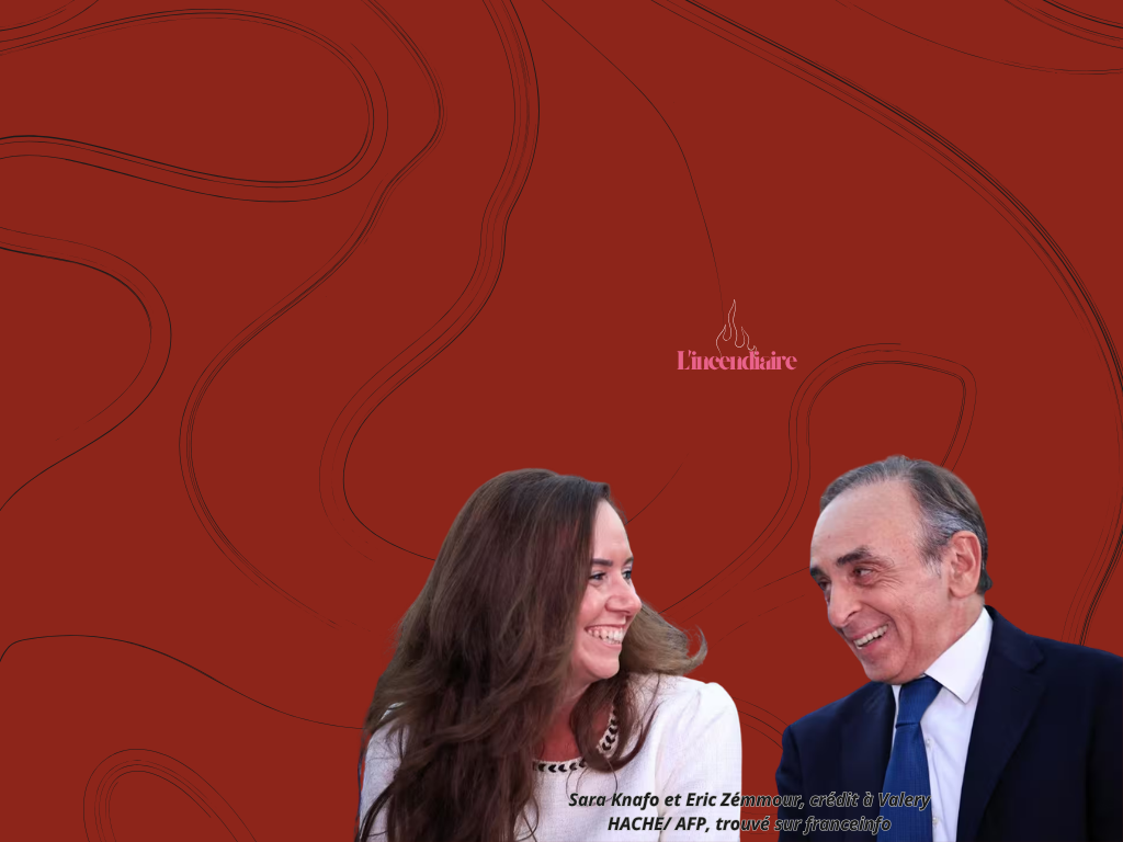 sara knafo et eric zemmour, représentant de reconquête