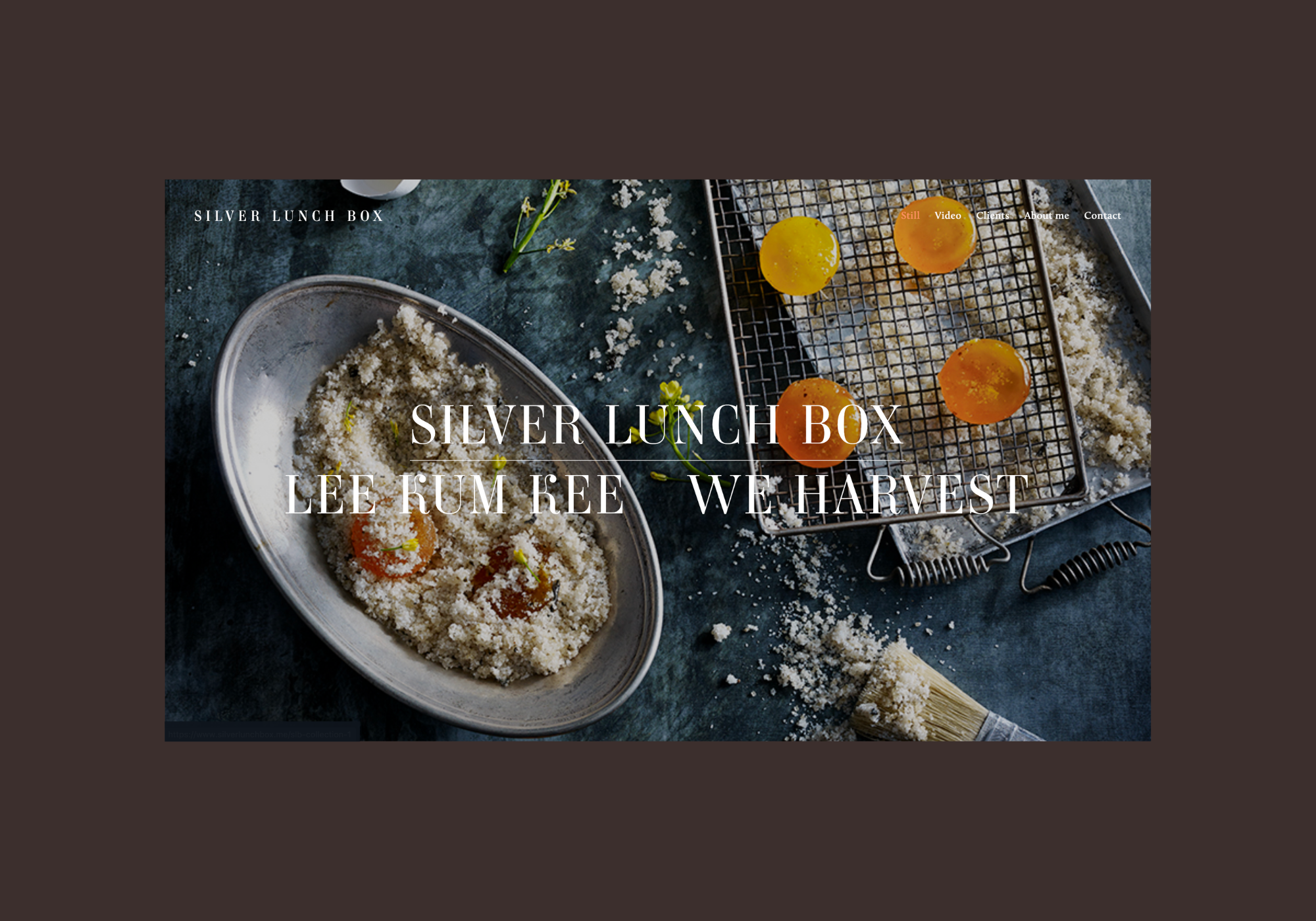 Squarespace web design project - Anna Lee Food Styling - Barbara Gian