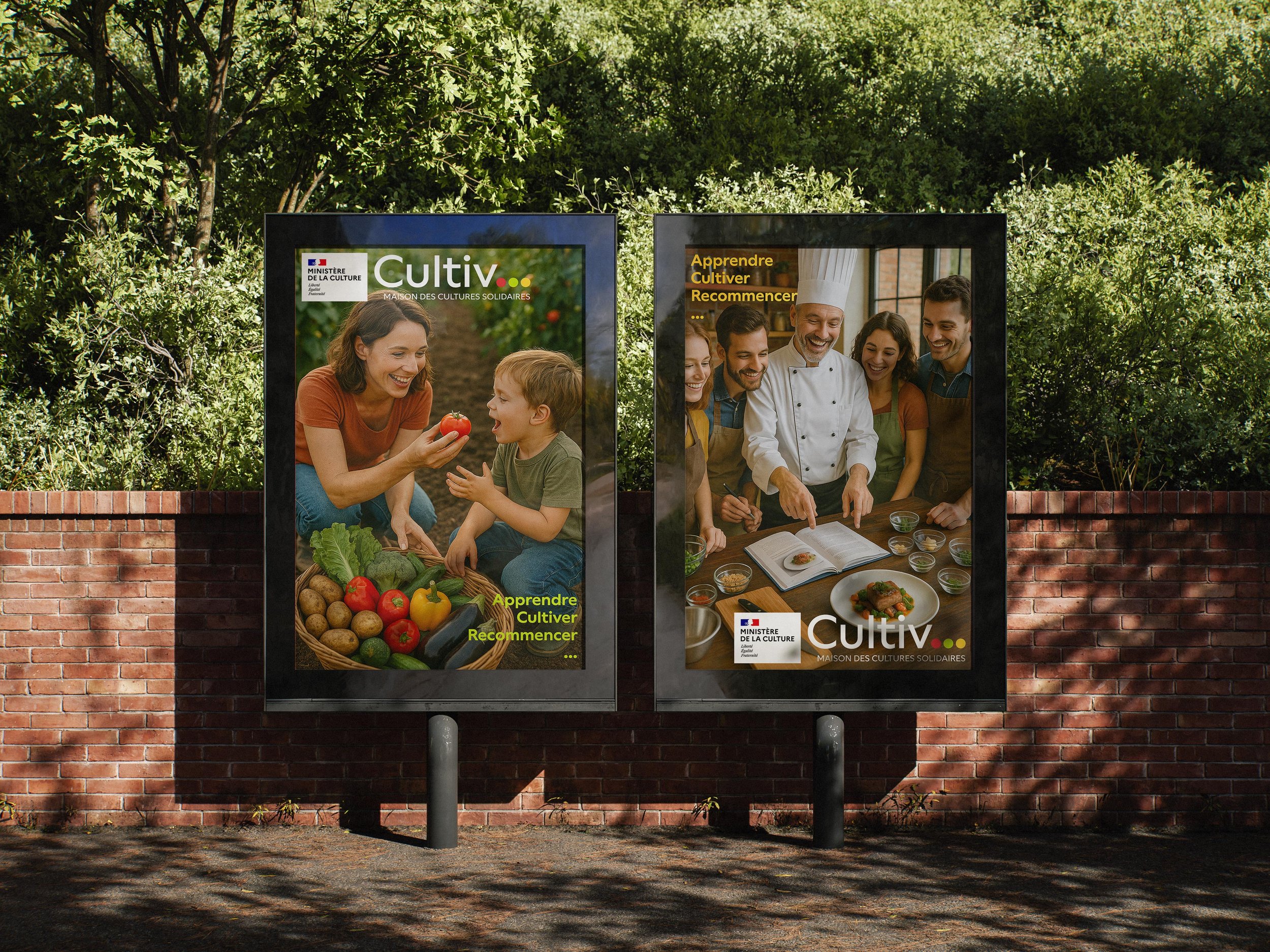 Cultiv x Ministère de la Culture - Art Direction & Branding Project - Barbara Gian