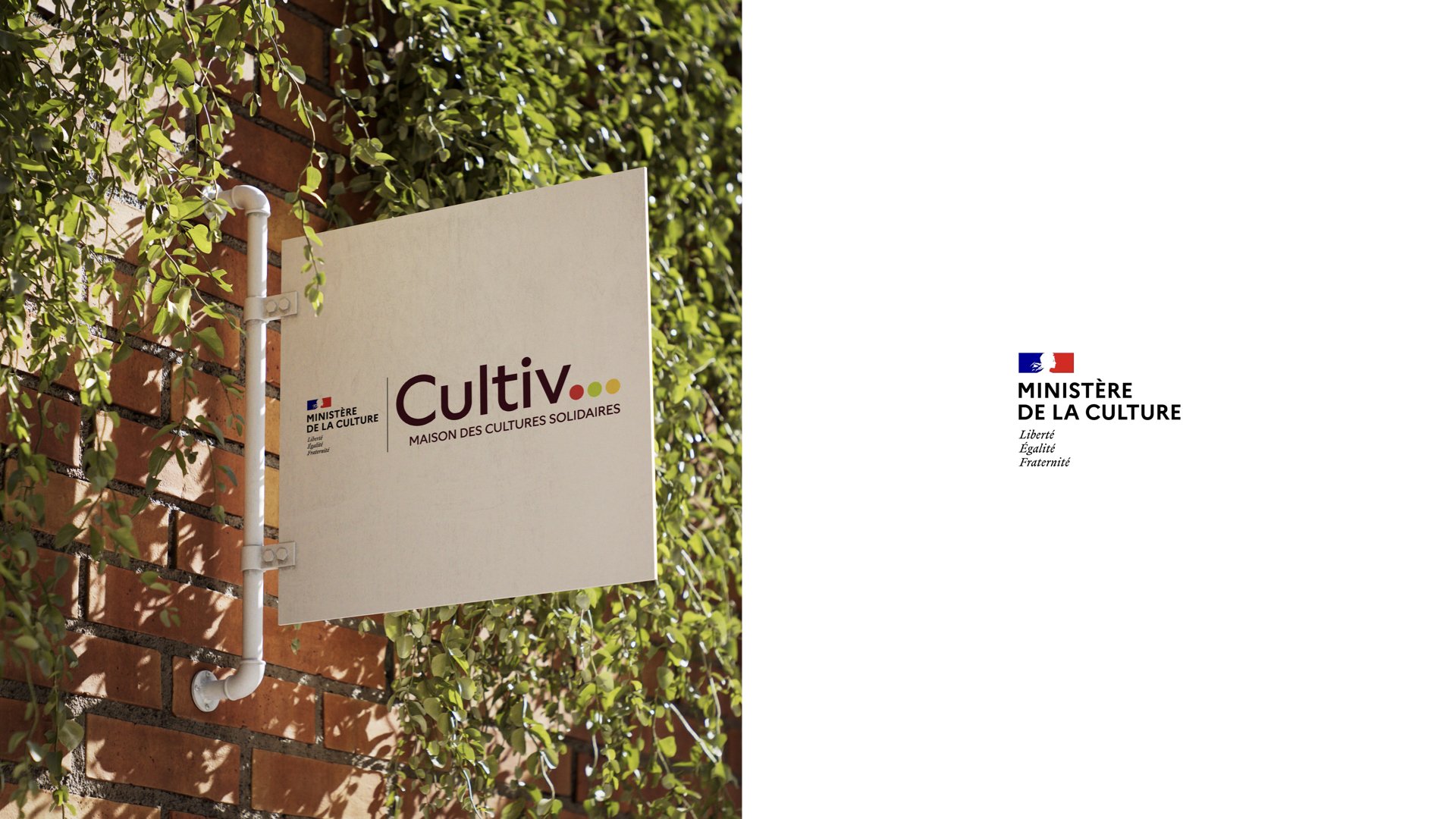 Cultiv x Ministère de la Culture - Art Direction & Branding Project - Barbara Gian
