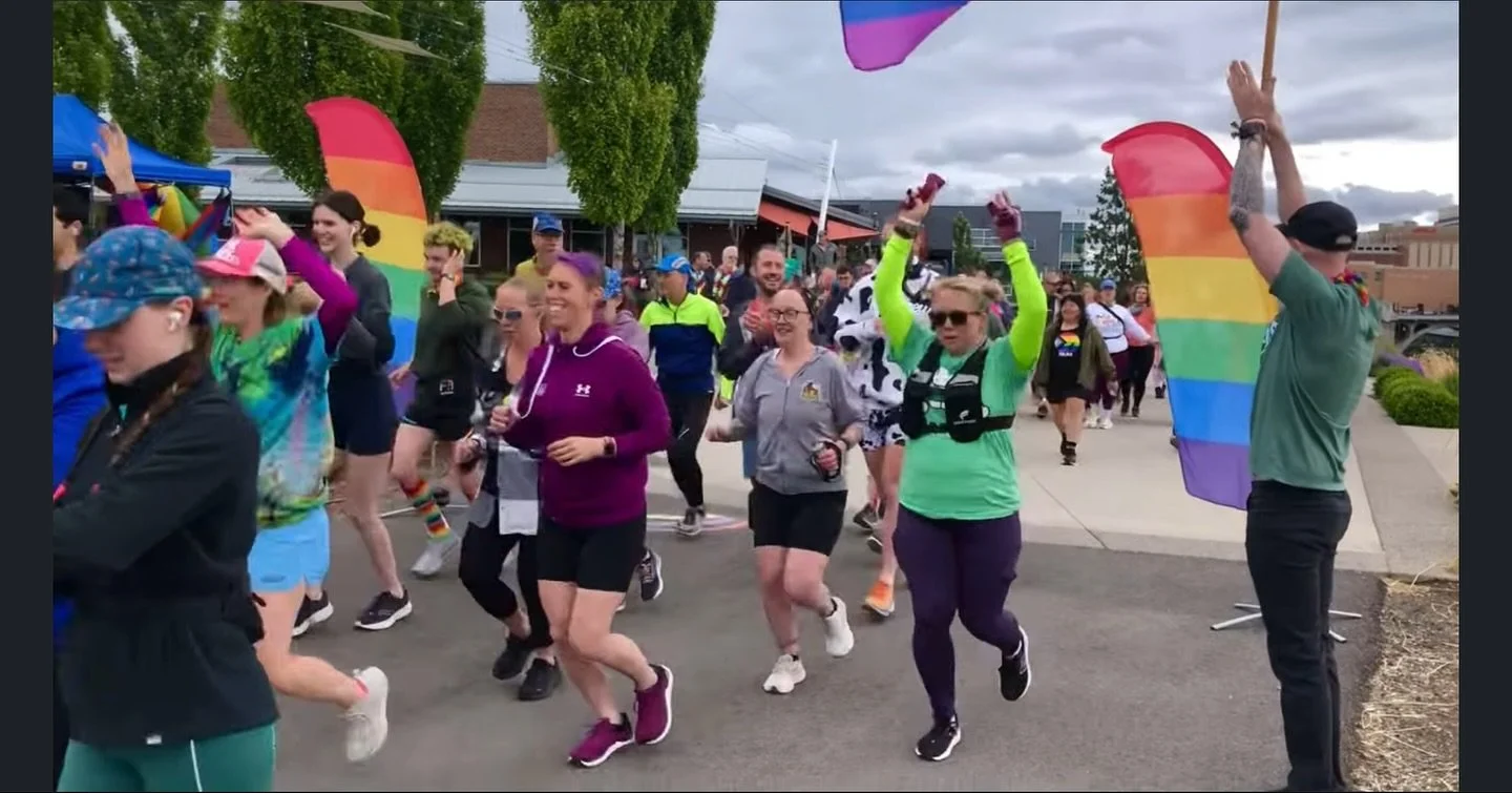 Keep up that cardio to run away from the haters. 

#lgbt #runners #walkers #fitness #lgbtq #pride