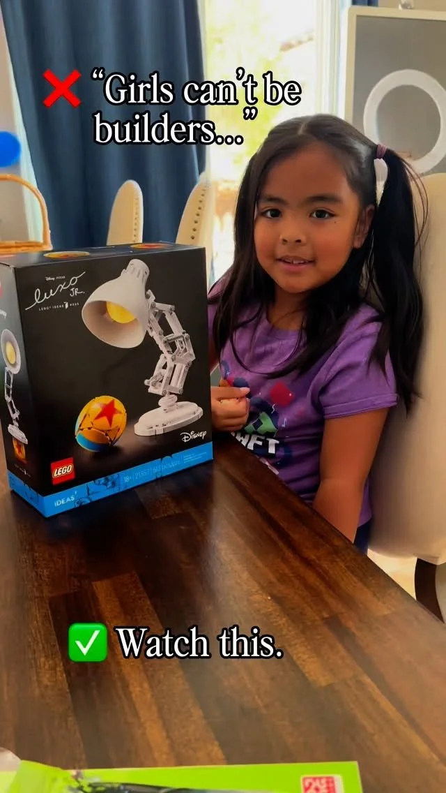 ๐จ Recommended Age: 18+
๐ง Builder’s Age: 6
She took on the Disney Pixar Luxo Jr. LEGO set (over 600 pieces) and finished in just 3 hours ๐ช๐งฉ … then engineered a working light ๐กโจ
Her creativity + determination = unstoppable.
One of