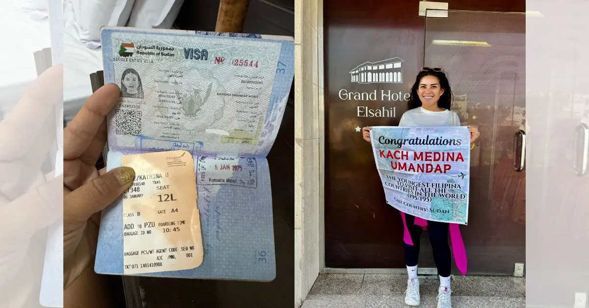 From the UAE to the World: Meet Kach Medina Umandap, the first Filipina who proved you can travel the world with just a PH passport | The Filipino Times