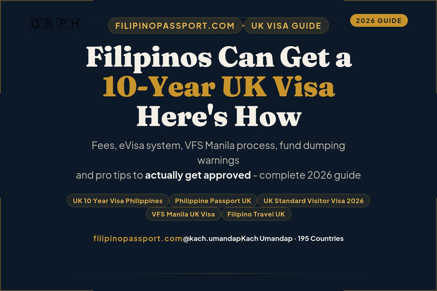 Do You Know That Filipinos Can Also Apply for a UK 10-Year Tourist Visa?