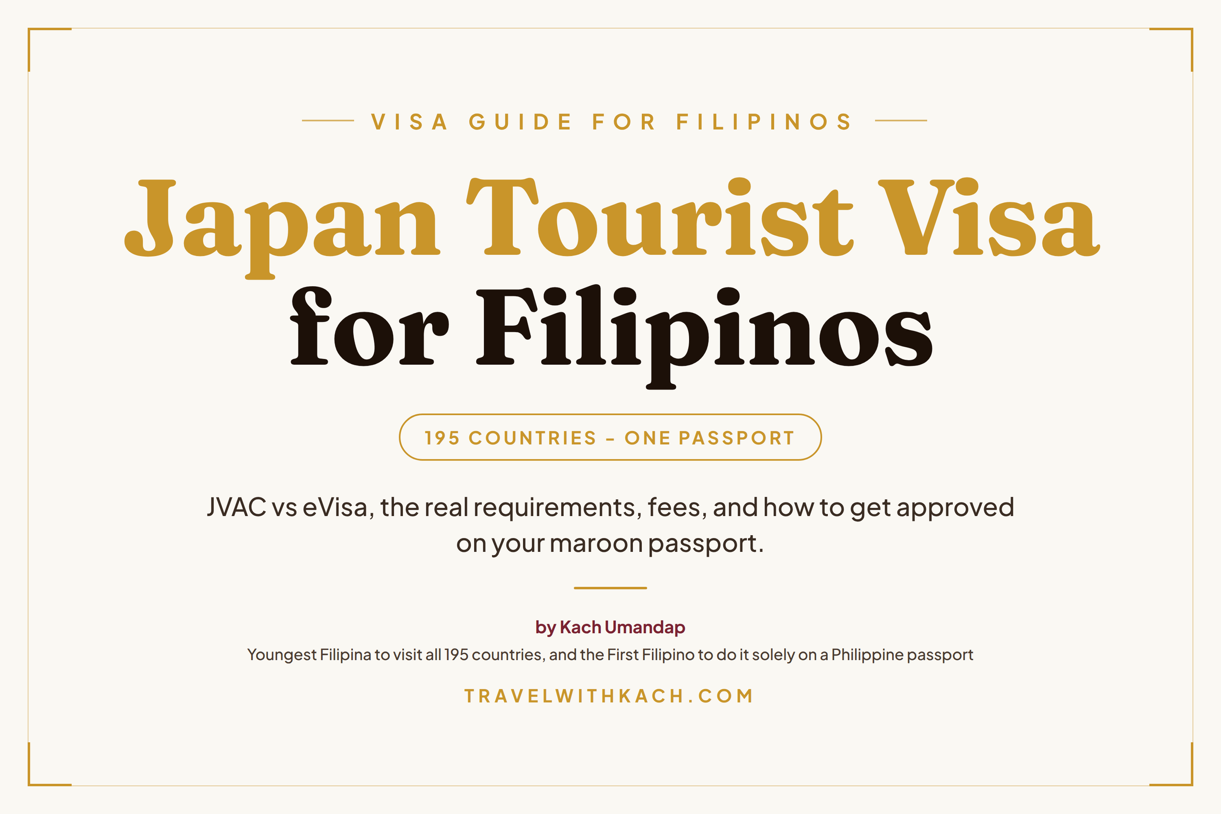 Japan Tourist Visa for Filipinos: The Complete 2026 Guide