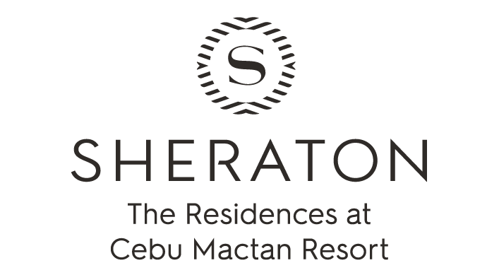 Sheraton Cebu Mactan Resort logo with the text "The Residences at Cebu Mactan Resort."