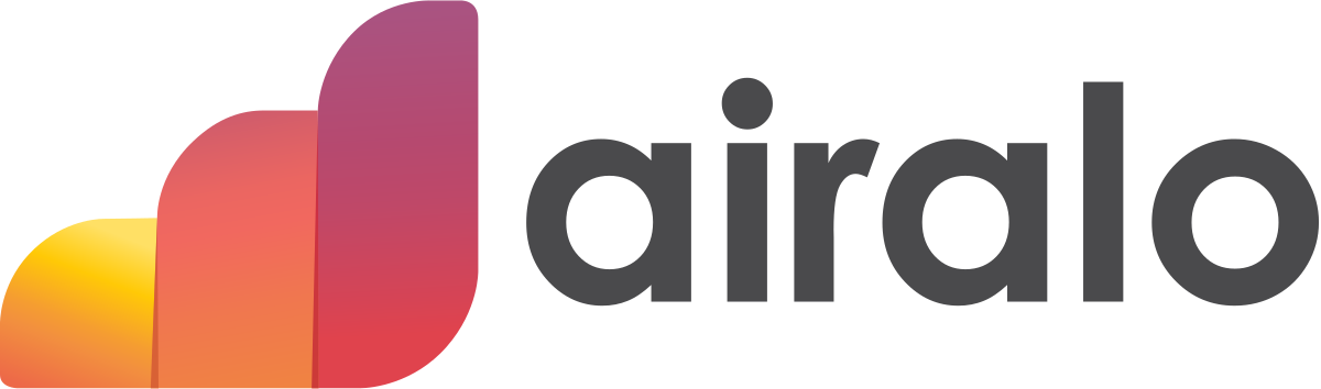 Colorful logo with overlapping shapes and text.