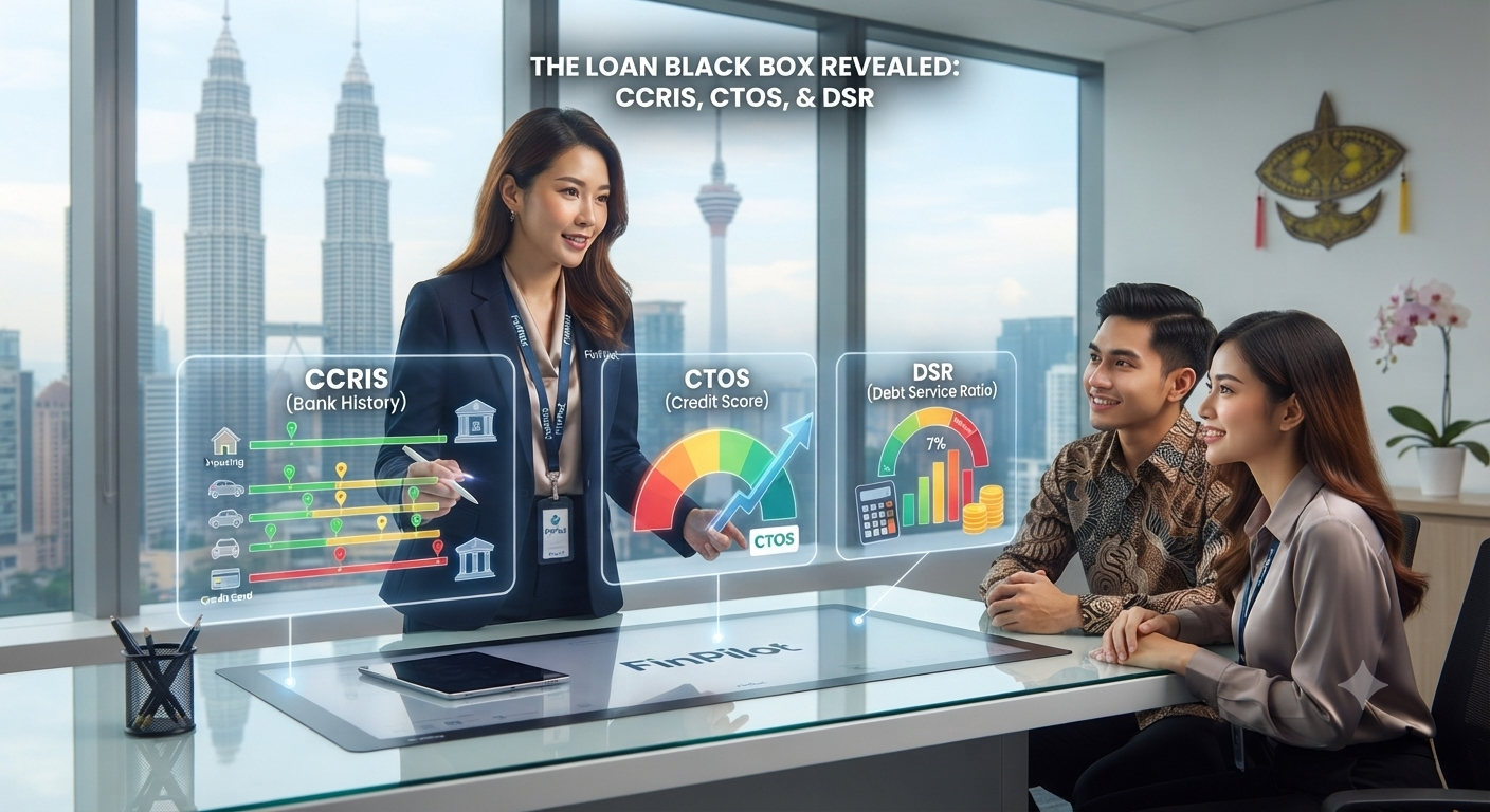Struggling with bank loan rejections? Learn how a financial loan advisor in Malaysia audits your CCRIS, CTOS, and DSR to secure approvals.