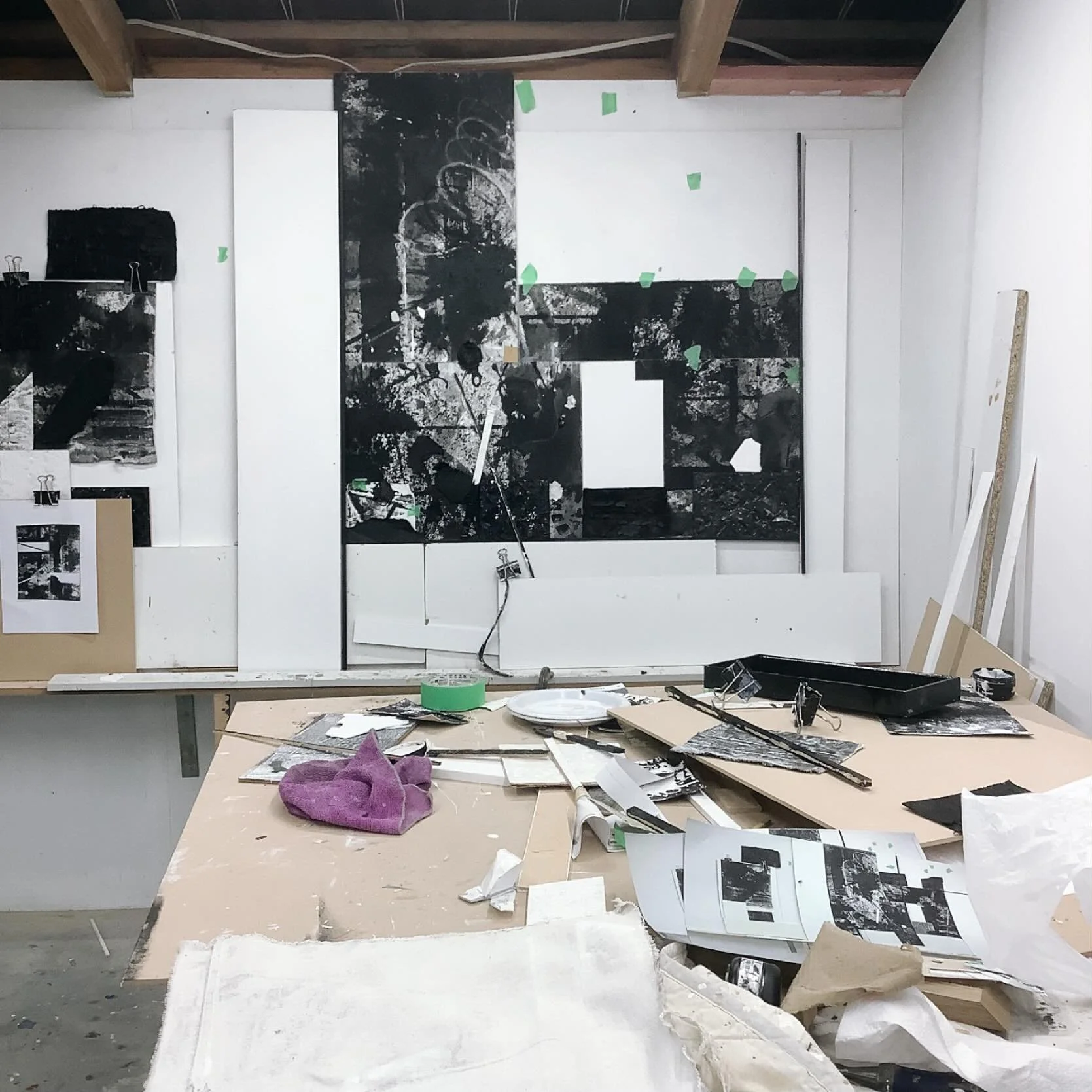Work in progress. We have almost finished moving house and setting up the new studio. I am really looking forward to getting back into my studio and finishing these new ideas for a new series. #christopherwillmottart #abstract #abstractart #contempoa
