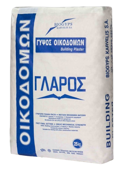 ΓΥΨΟΣ ΟΙΚΟΔΟΜΩΝ ΓΛΑΡΟΣ