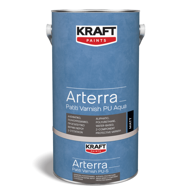 Arterra Patiti - PU Aqua Varnish - Set 5 kg Matt 1200x1200px.webp