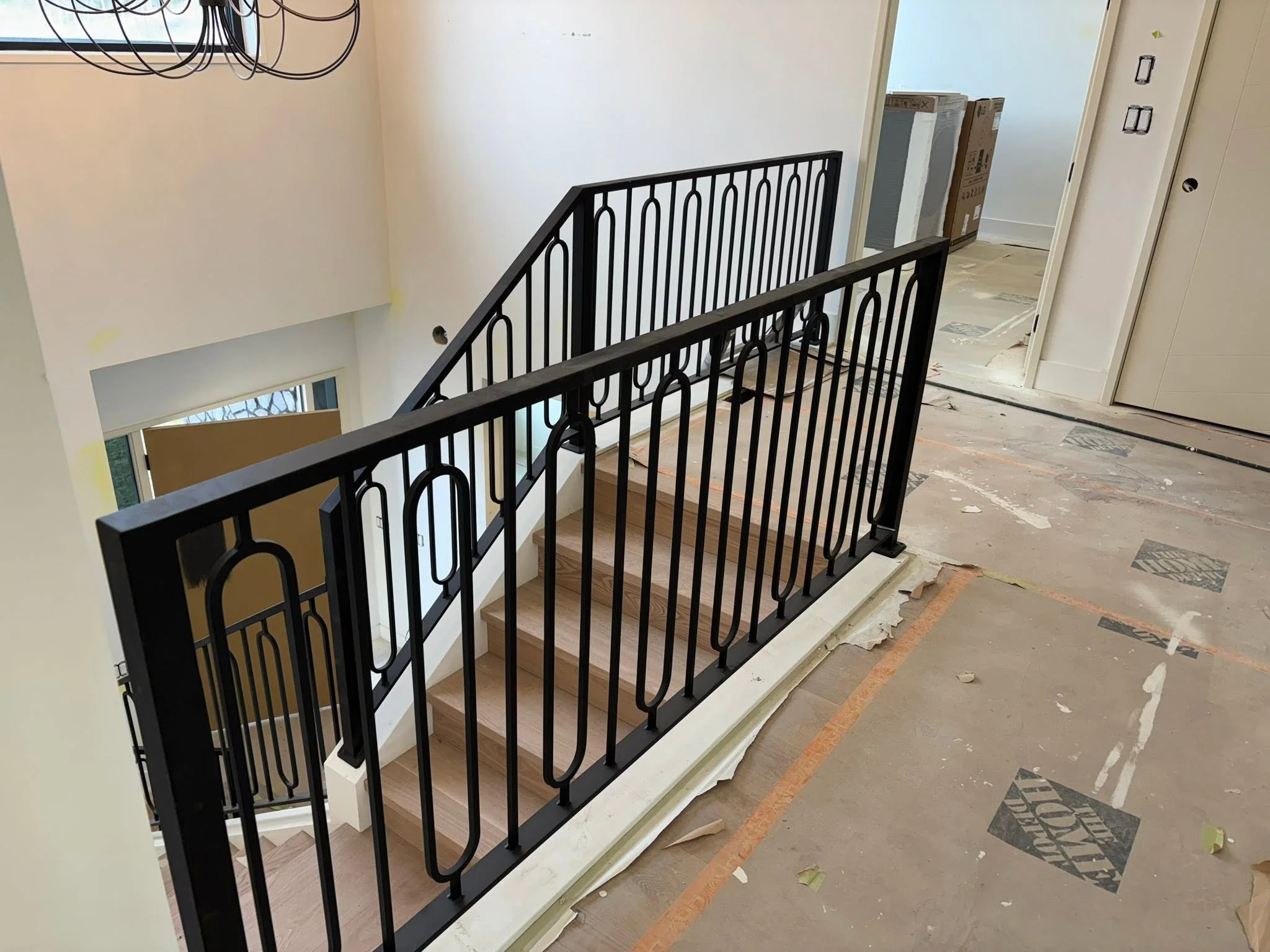 home renovation staircase and railing updates