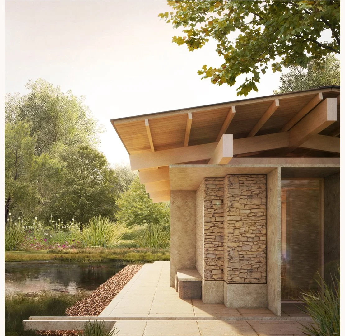 Pool House - Side View