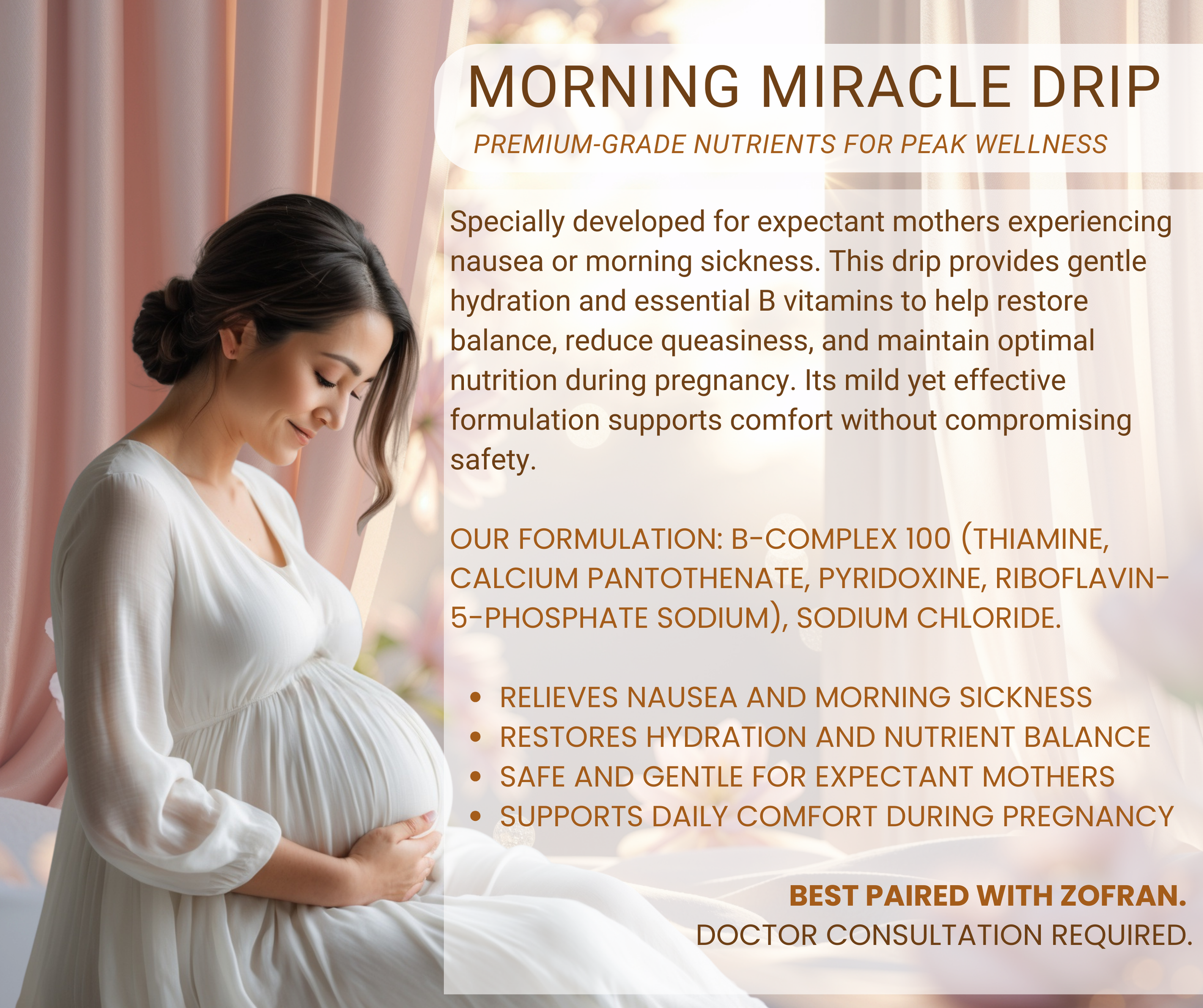 Morning Sickness Relief IV Drip Makati – BloomMD Morning Miracle