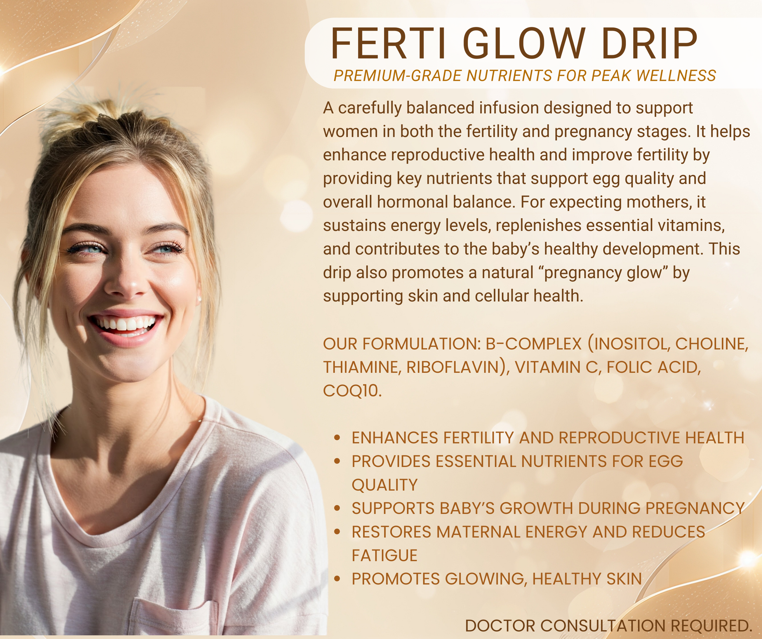 Ferti Glow Prenatal IV Drip in Makati – BloomMD Wellness