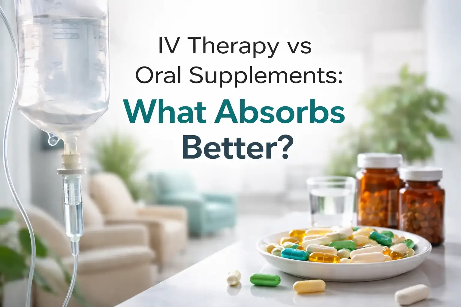 IV Therapy vs Oral Supplements: What Really Absorbs Better?