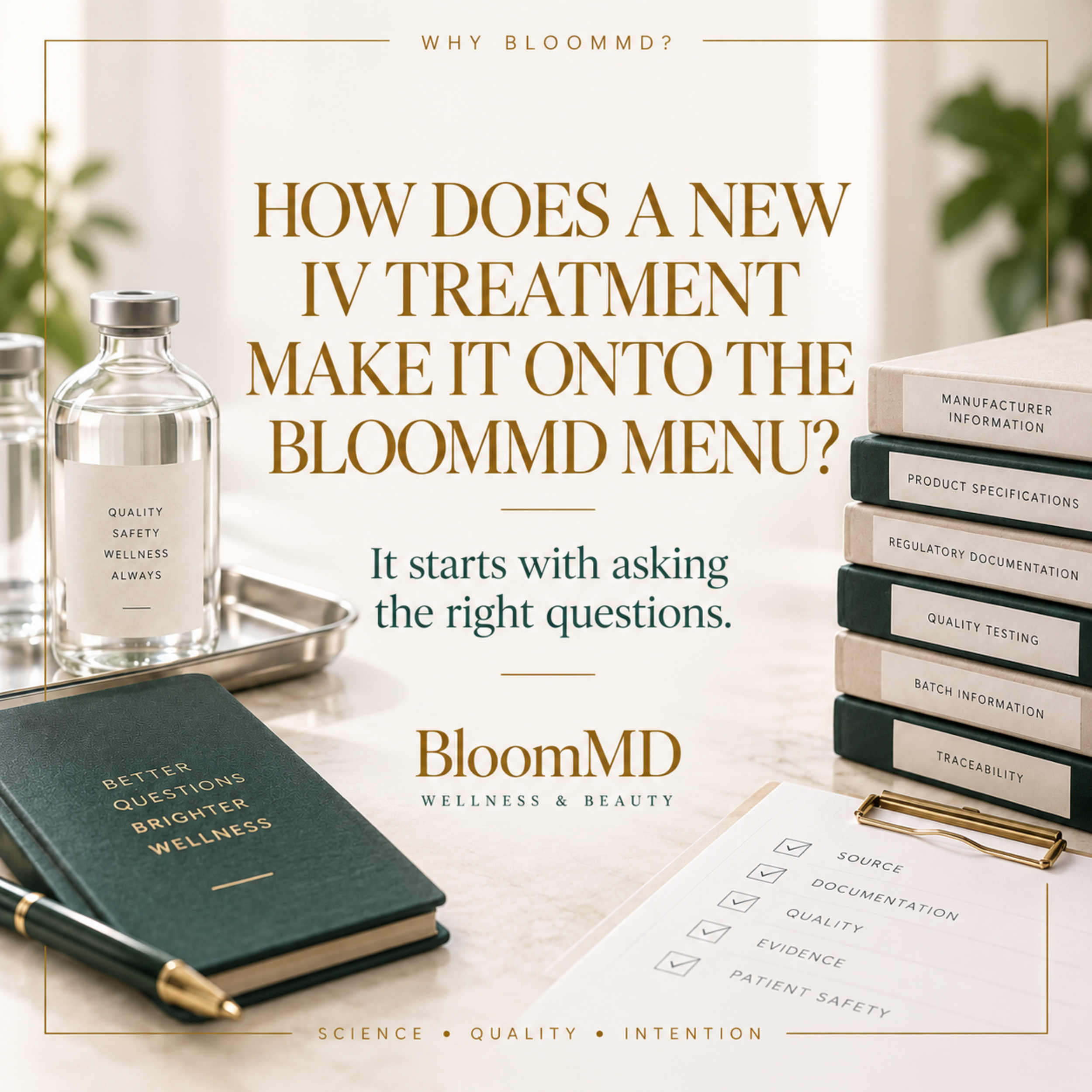 How BloomMD Evaluates New IV Treatments Before Adding Them to the Menu