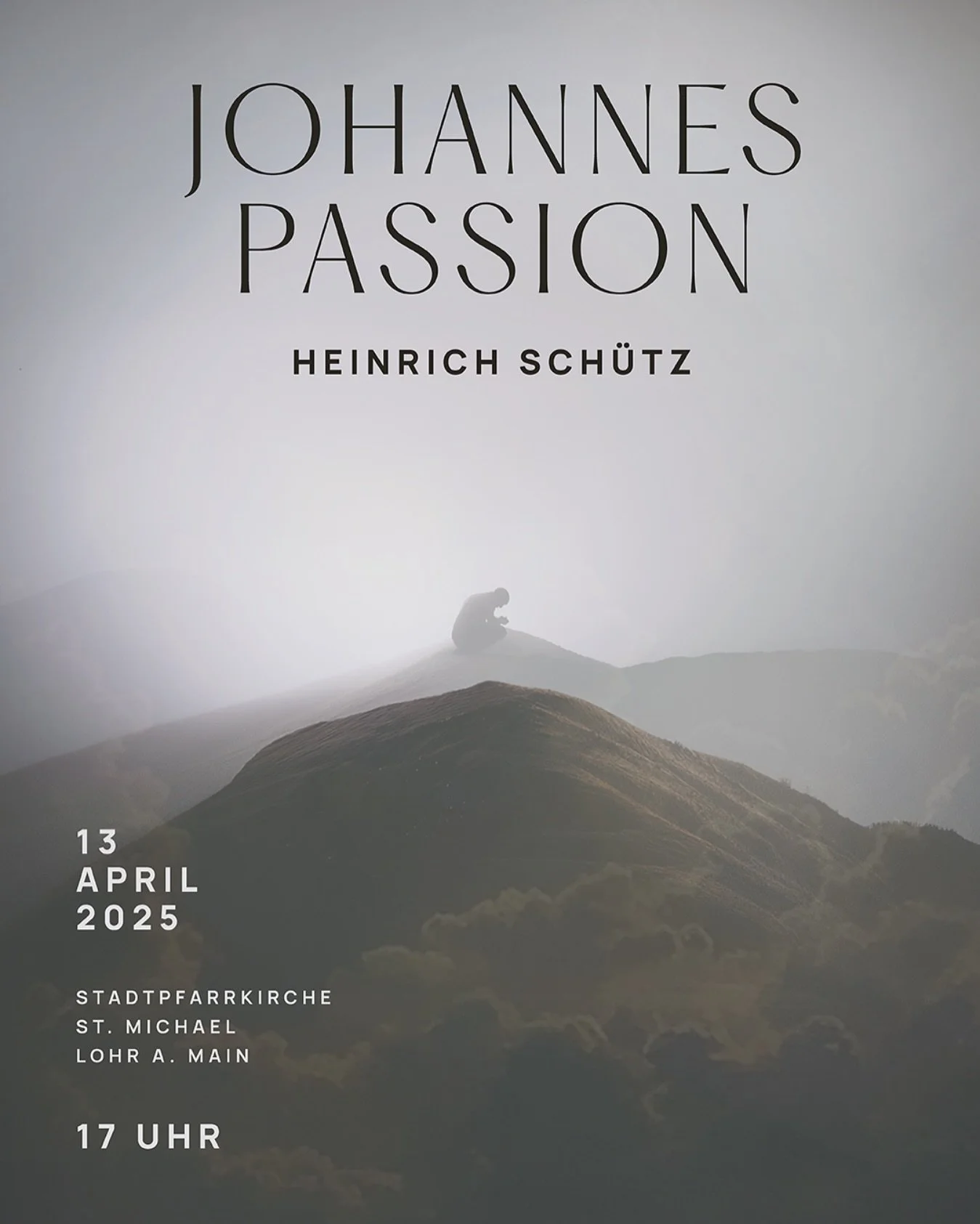 ‼️Coming up🤗 Johannespassion von H. Sch&uuml;tz mit Chor&auml;len und Arien von J. S. Bach und einer Motette von J. M. Bach🎹🎼😊
@adnan_barami Evangelist
@romansinghmusic Jesus/Bass
@benjaminhasselhorn Pilatus/Tenor
@pfahlersebastian Orgel

@kmstud