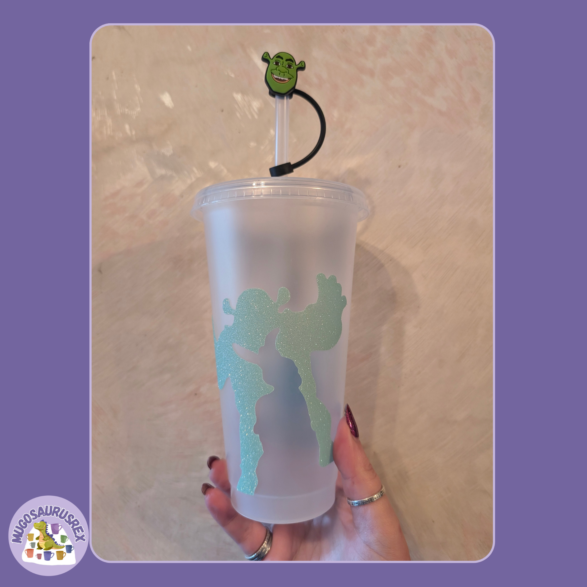 Cold Cup and Straw Topper - Bespoke Design