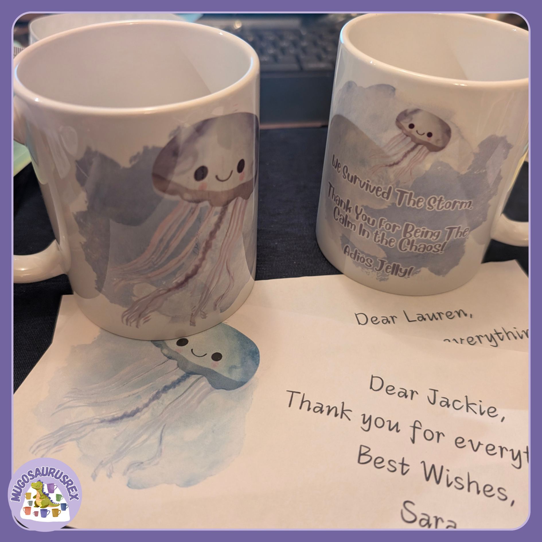 2x 11oz Ceramic Mug - Bespoke Design