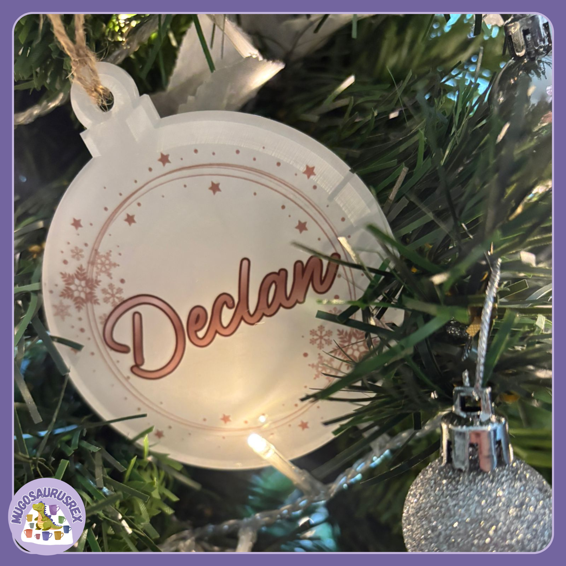 Acrylic Bauble - Bespoke Design