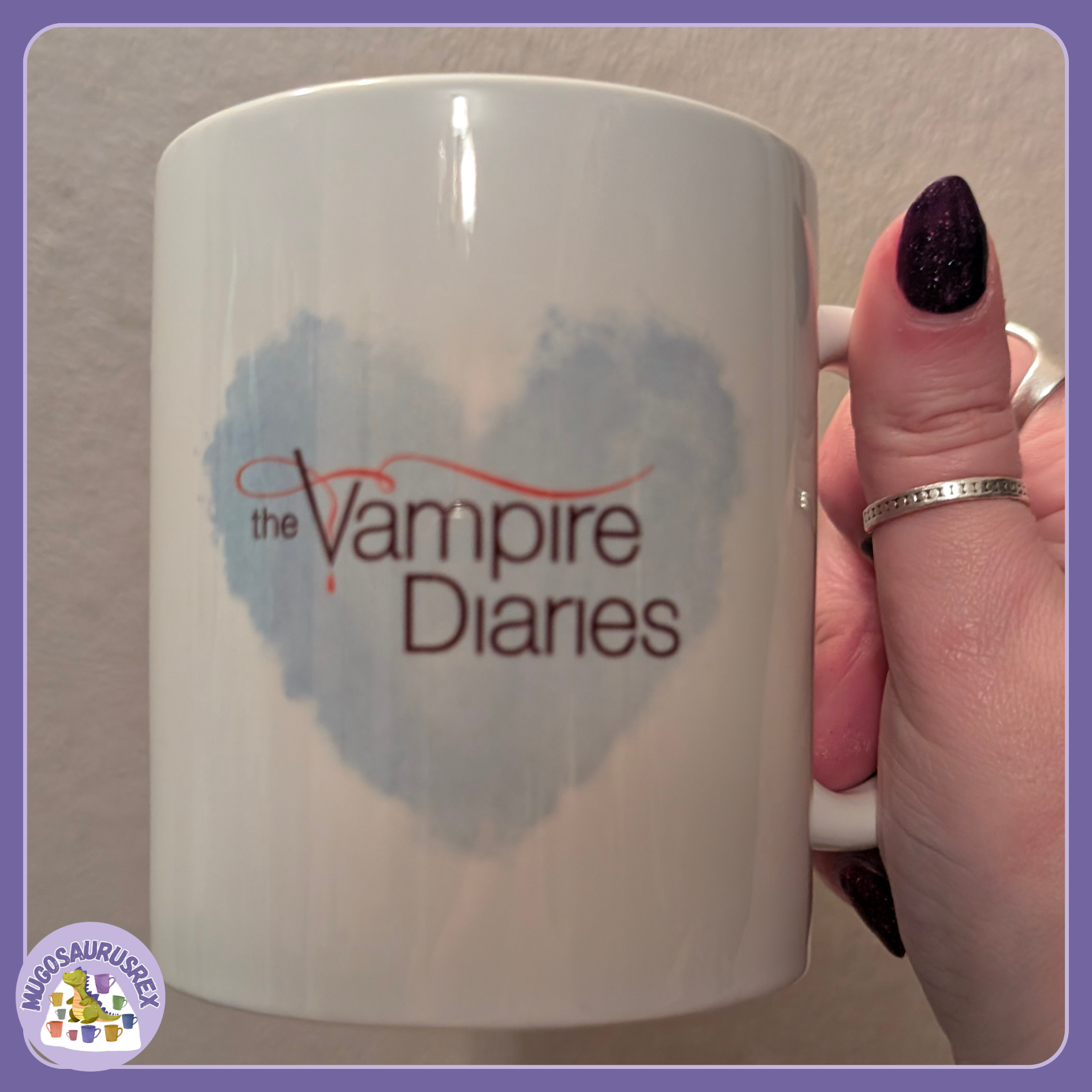 11oz Ceramic Mug - The Vampire Diaries (Blue Heart)