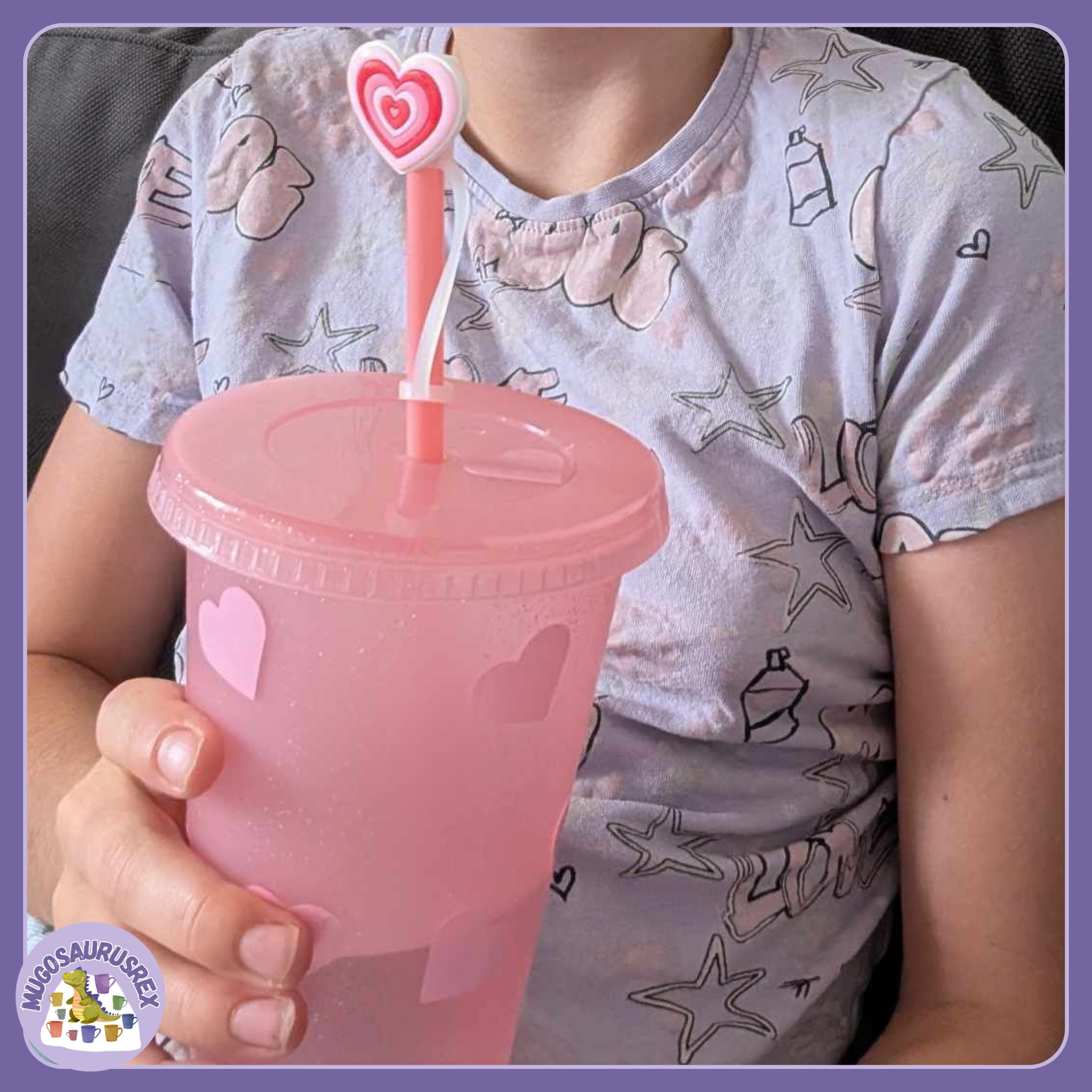 Cold Cup and Straw Topper - Bespoke Design