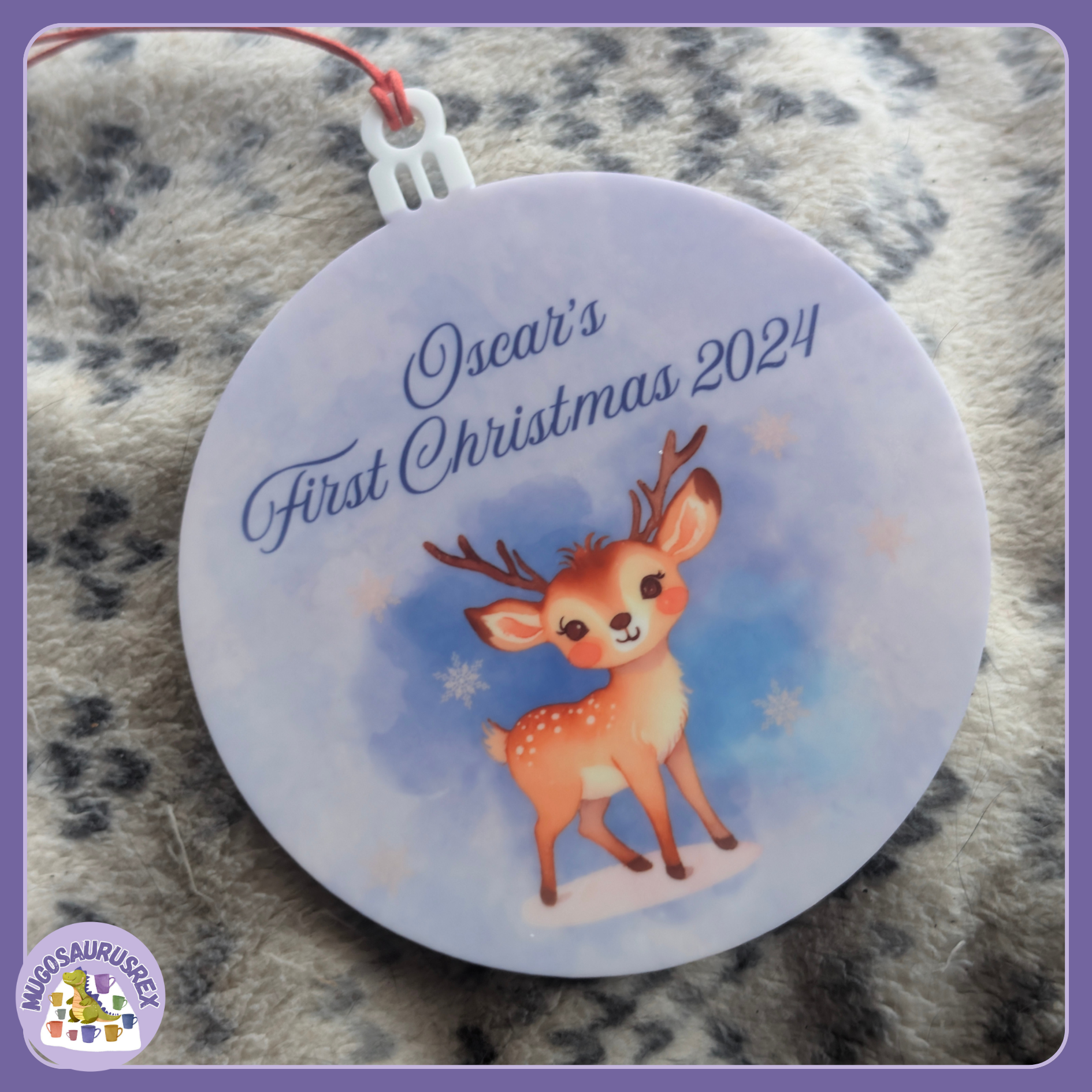 Acrylic Bauble - Bespoke Design 