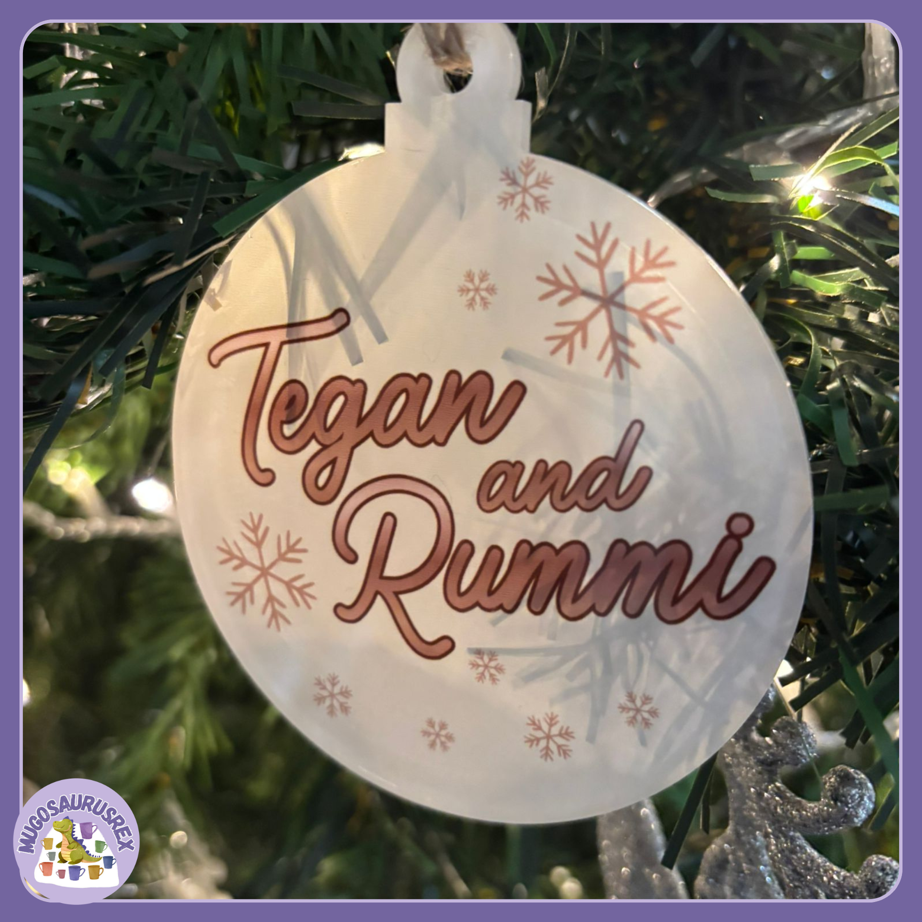 Acrylic Bauble - Bespoke Design