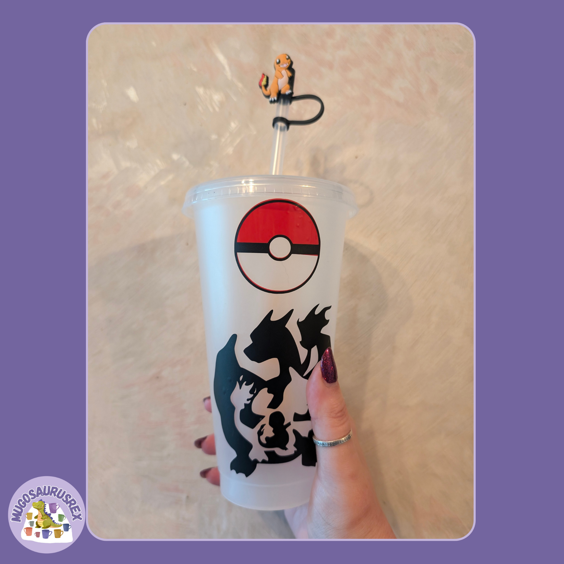 Cold Cup and Straw Topper - Bespoke Design