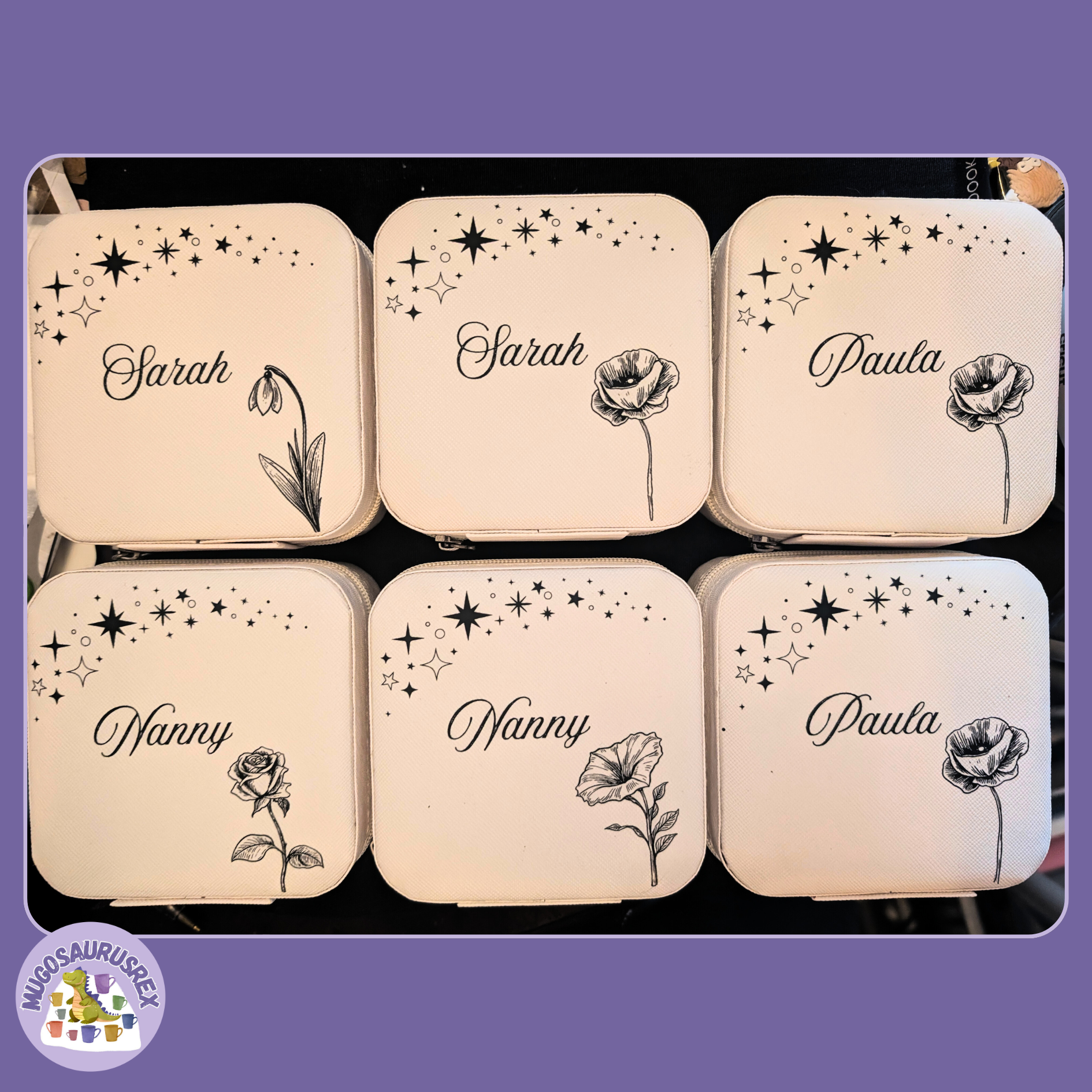 6 x Jewellery Boxes - Bespoke Designs