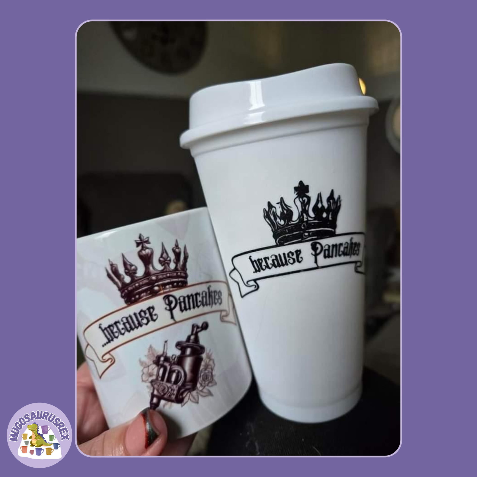 Hot Cup and 11oz Ceramic Mug - Bespoke Designs