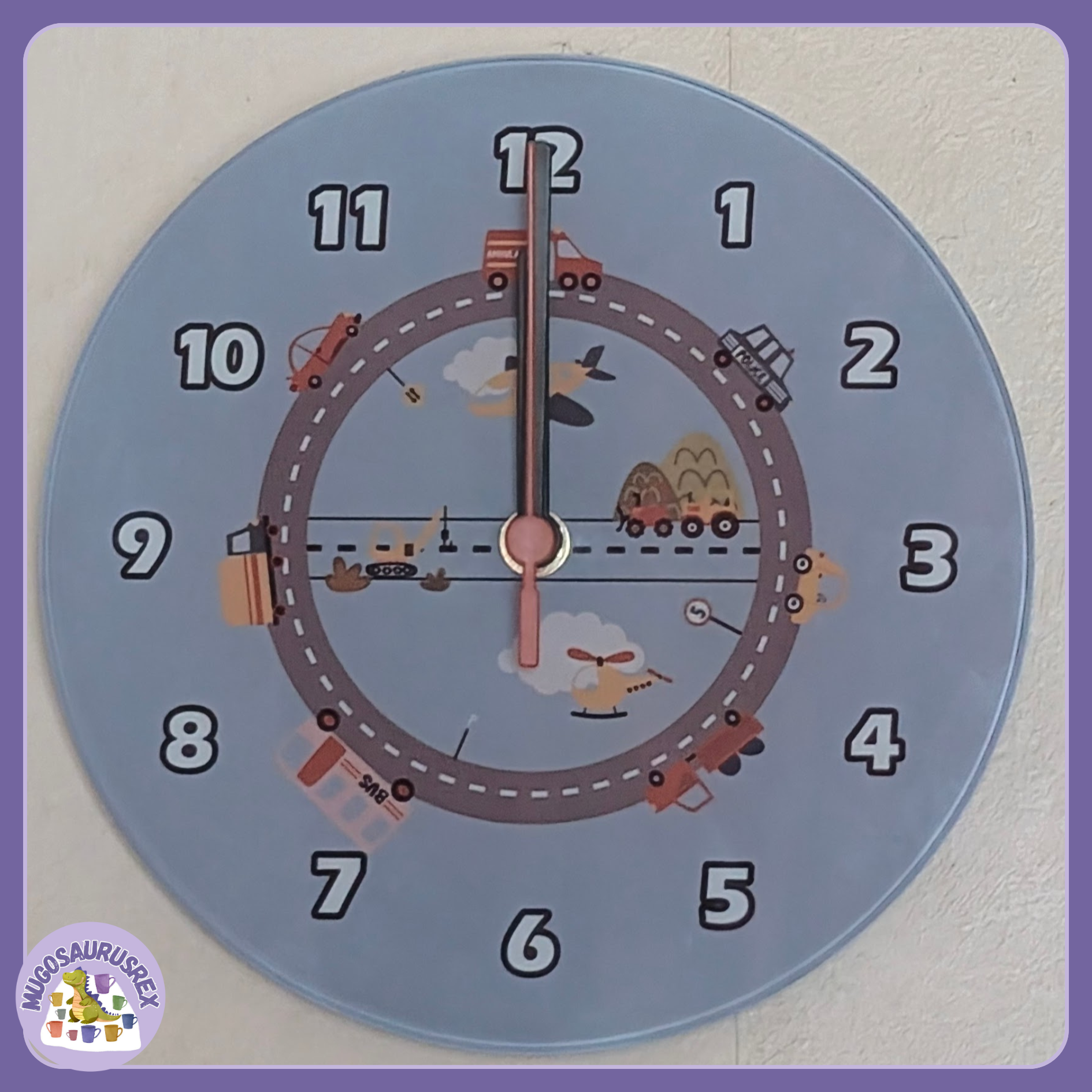 Glass Clock - Bespoke Design