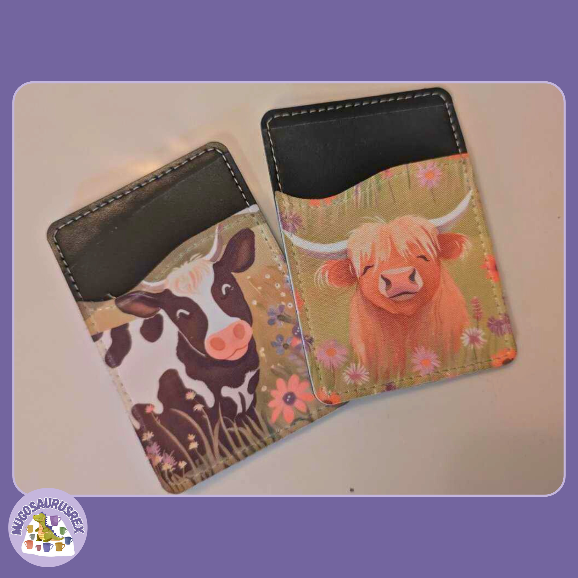 2 x Phone Wallets - Bespoke Designs