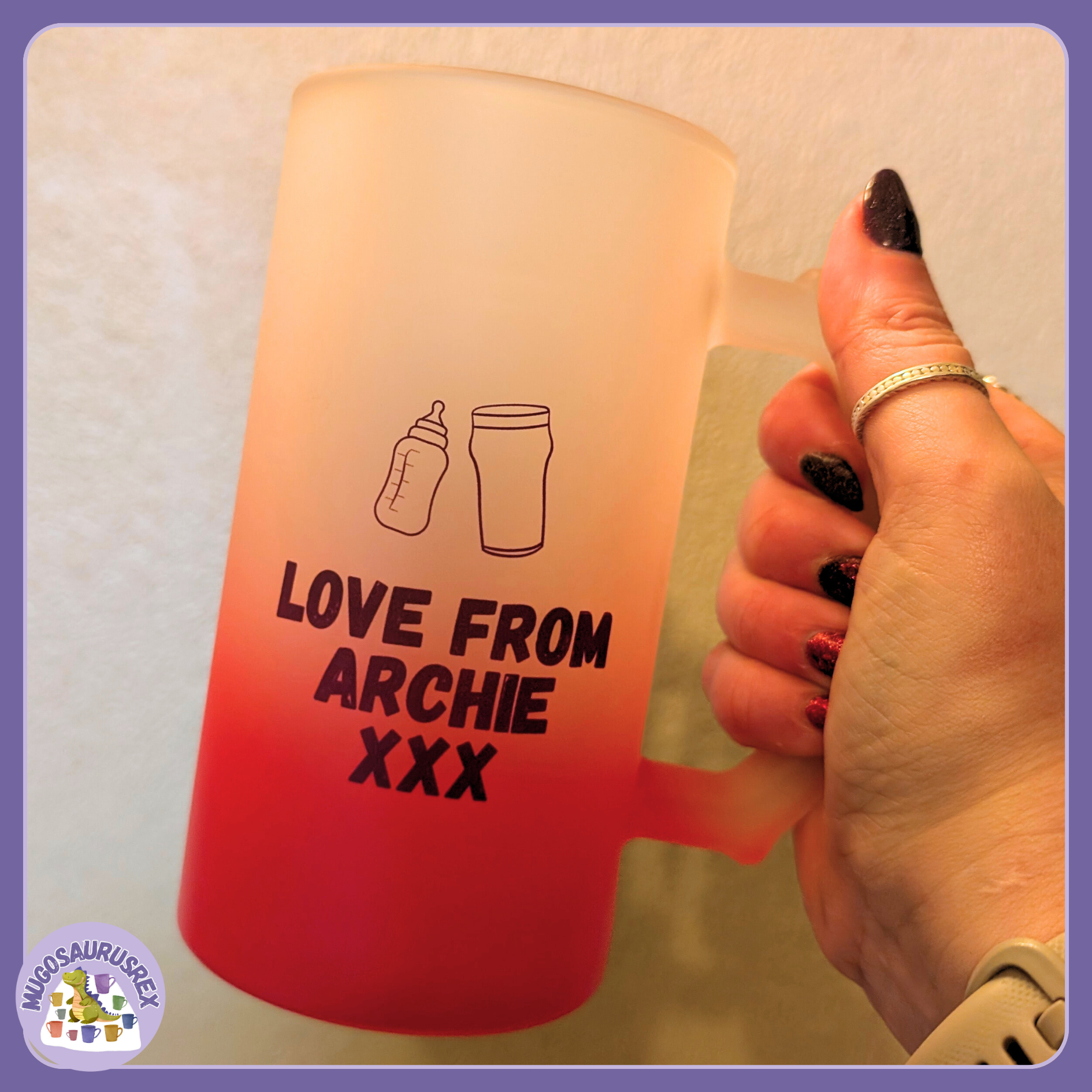 Coloured Beer Stein - Bespoke Design