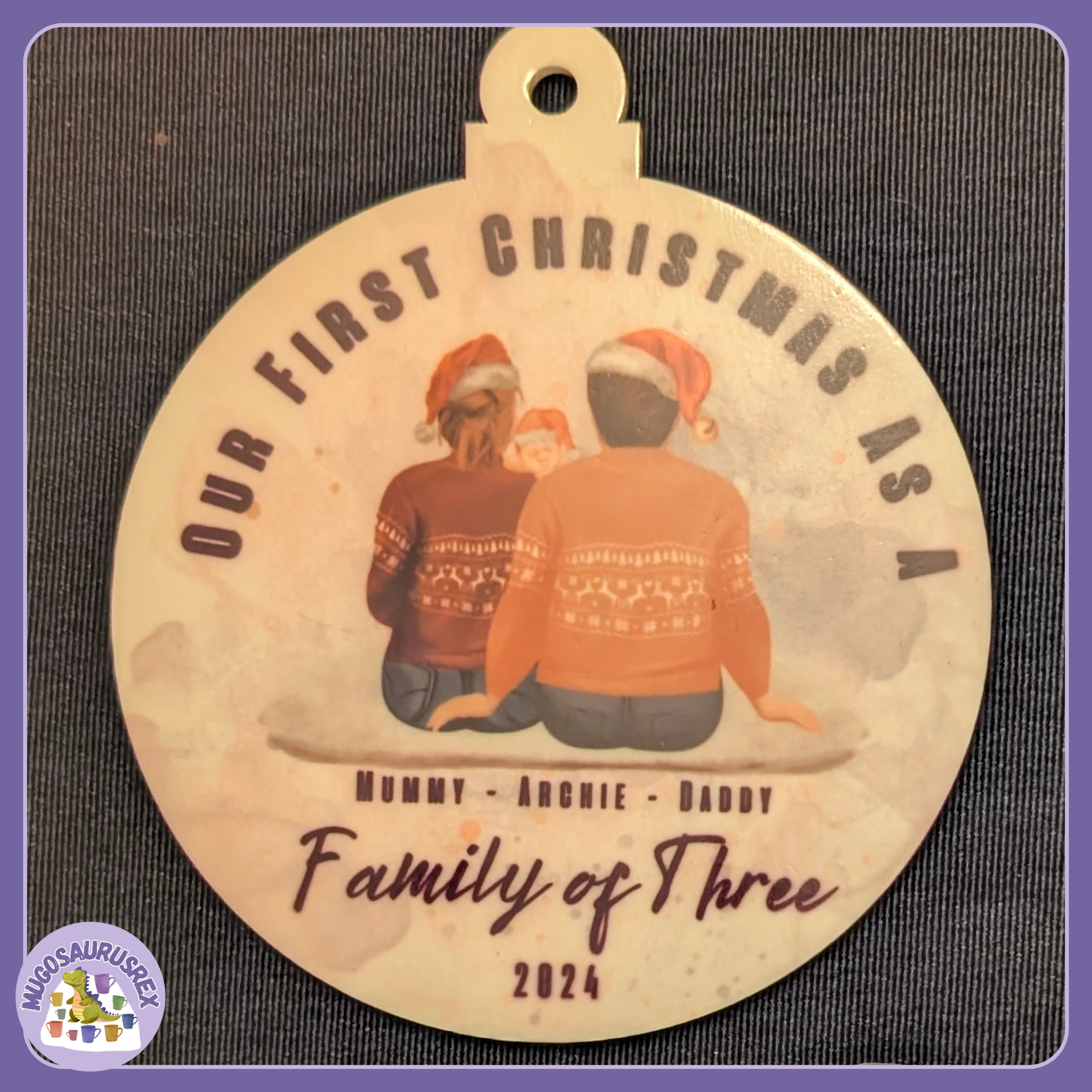 Acrylic Bauble - Bespoke Design 