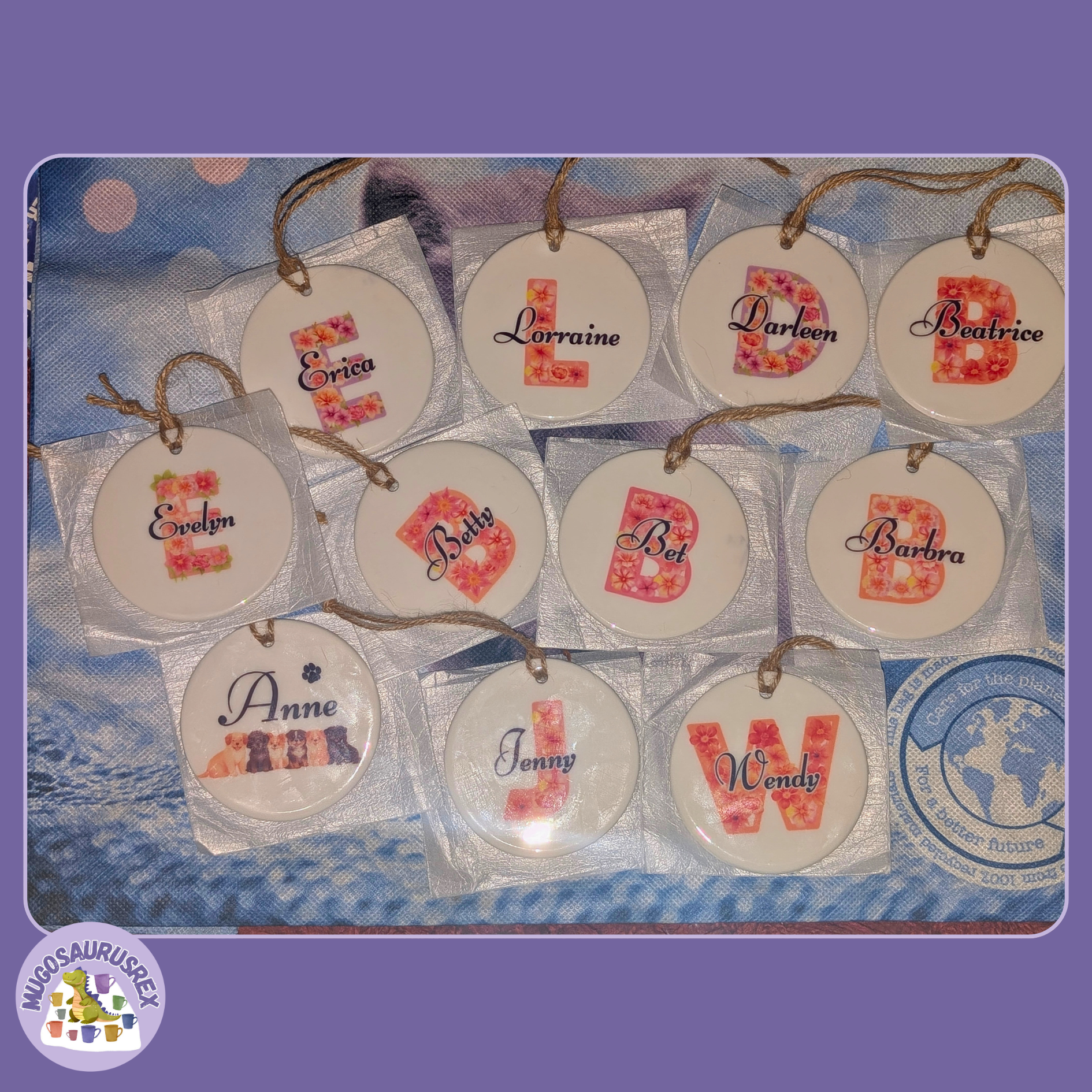 11 x Ceramic Ornaments - Bespoke Designs