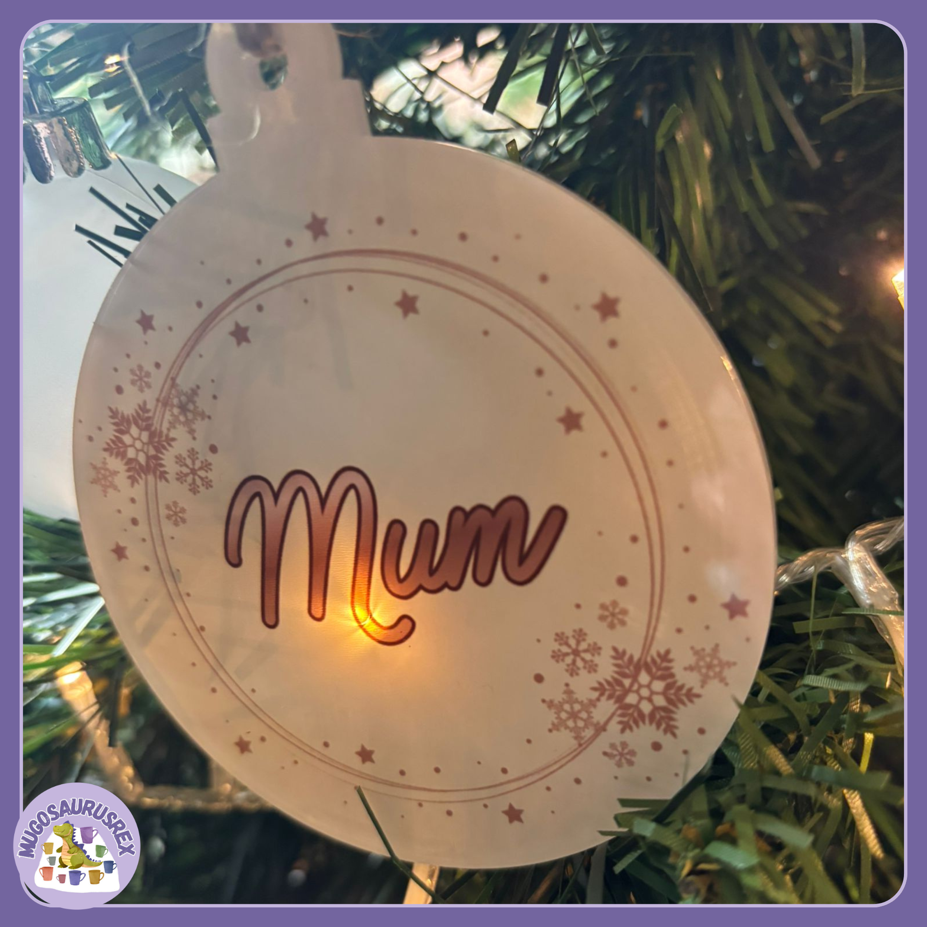 Acrylic Bauble - Bespoke Design